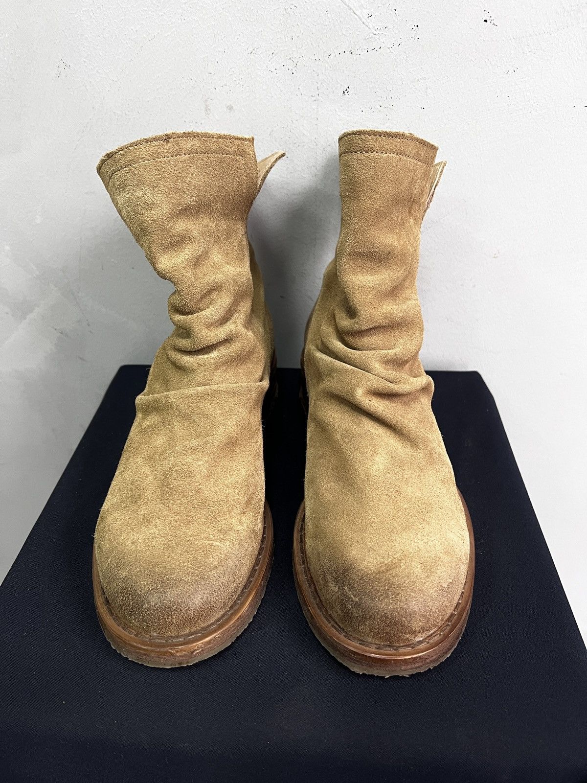 A.S.98 Hedi slimane style suede leather boots hype japanese Size US 7.5 / EU 40-41 - 7 Thumbnail