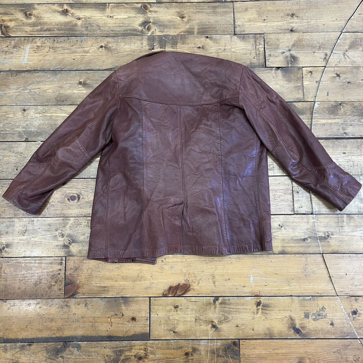 Weber Webers Deerskin vintage leather coat Size US L / EU 52-54 / 3 - 12 Thumbnail