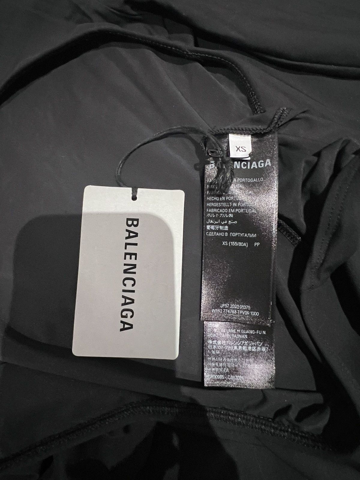 Balenciaga Black lightweight jersey cut-out maxi dress Size XXS / US 00 / IT 34 - 6 Thumbnail
