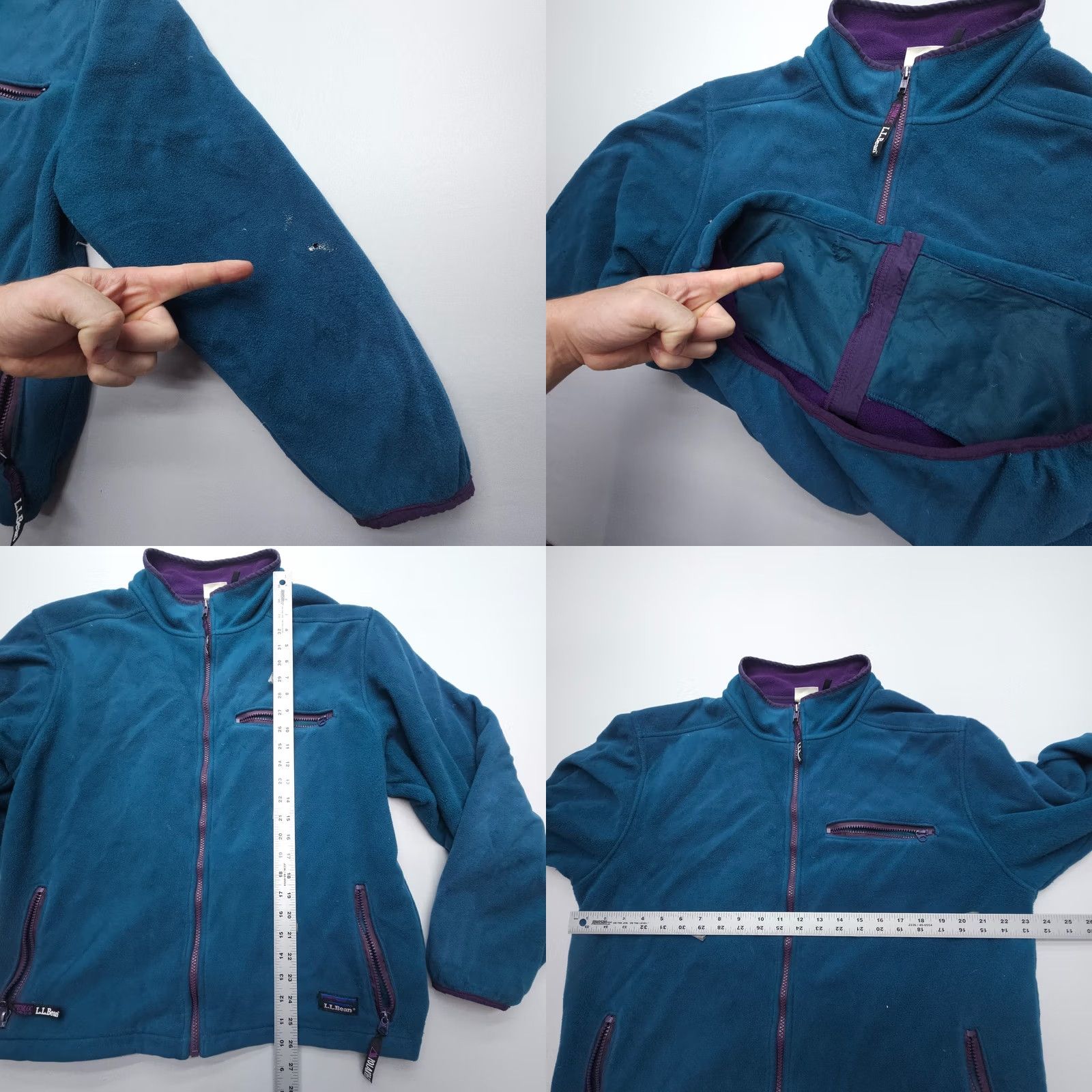 Vintage VINTAGE LL Bean Polartec Windbloc Fleece Jacket Mens Large Teal USA Made Outdoor Size US L / EU 52-54 / 3 - 8 Thumbnail