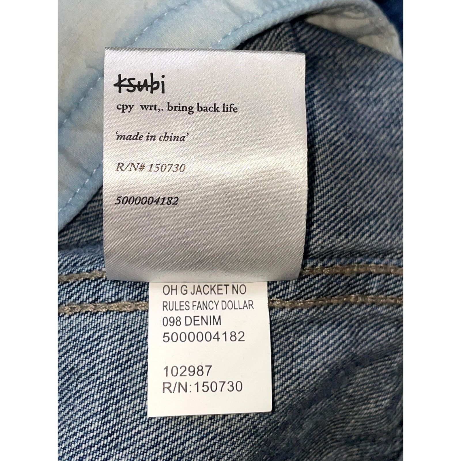 Ksubi Ksubi Denim Dark Wash Jacket Size US XL / EU 56 / 4 - 6 Thumbnail