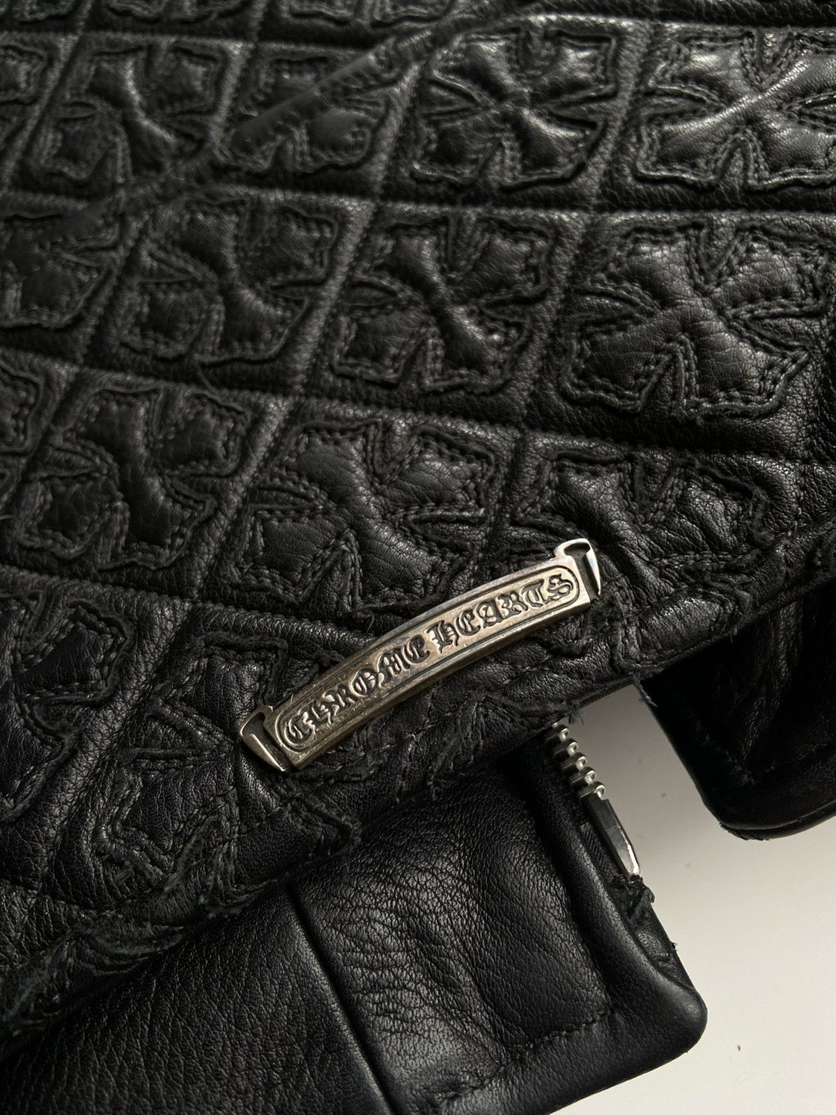 Chrome Hearts Chrome Hearts JJ Dean Mathematical Leather Jacket Size US XL / EU 56 / 4 - 16 Thumbnail