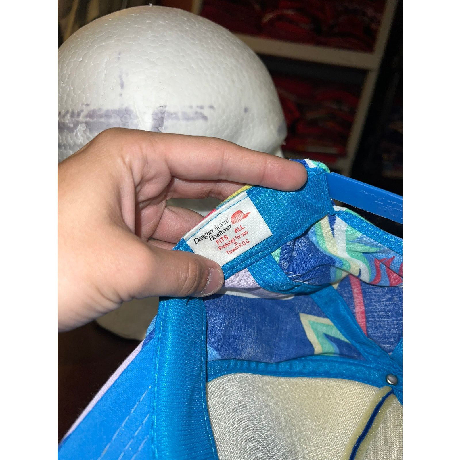 Vintage Vintage Seagrams Hat Seagram's Coolers Alcohol Drink Blue Size ONE SIZE - 9 Thumbnail