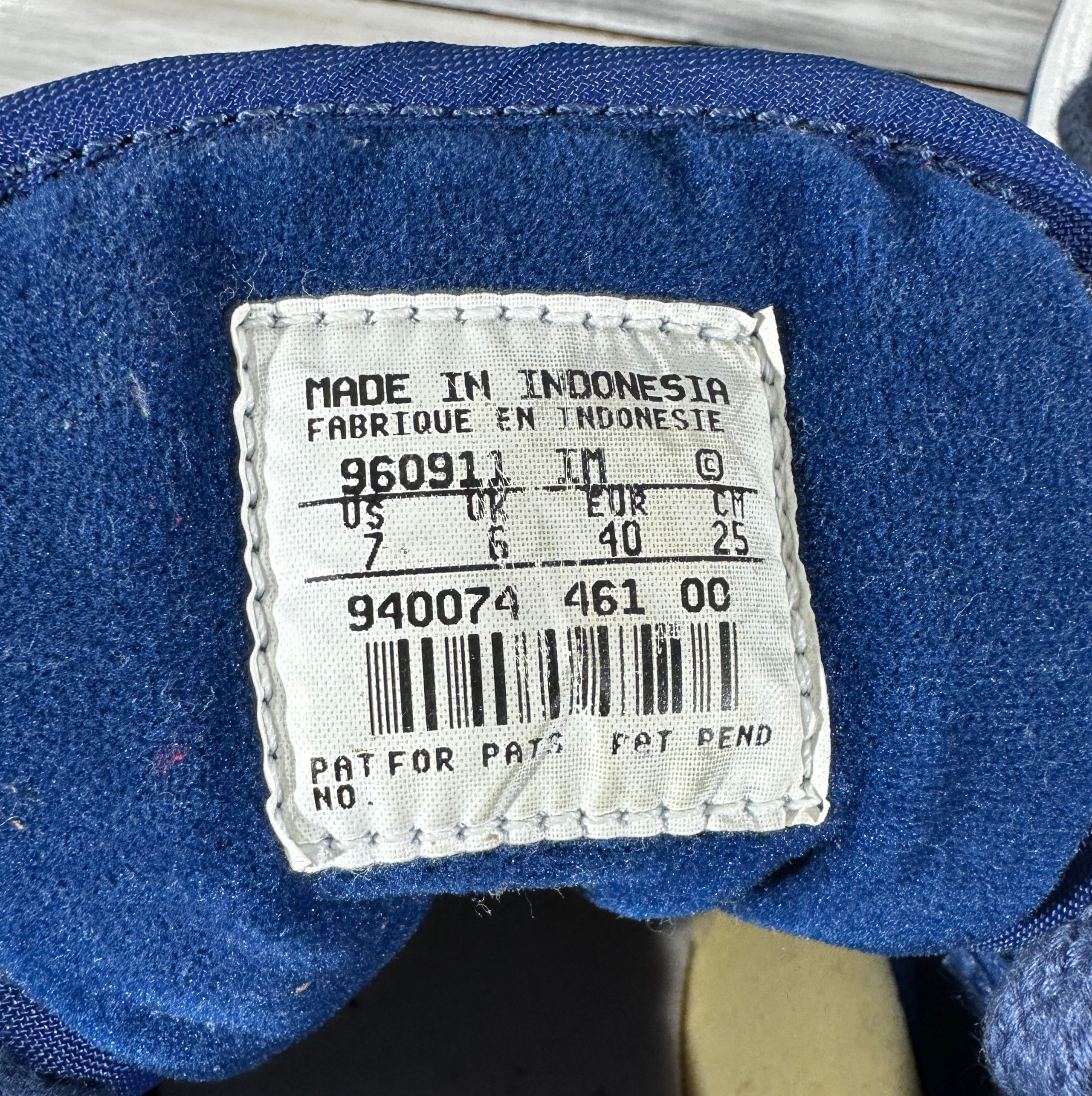 Nike Vintage Nike GTS Canvas Unisex Sneakers Navy Very Rare Retro Size US 7 / EU 40 - 14 Thumbnail