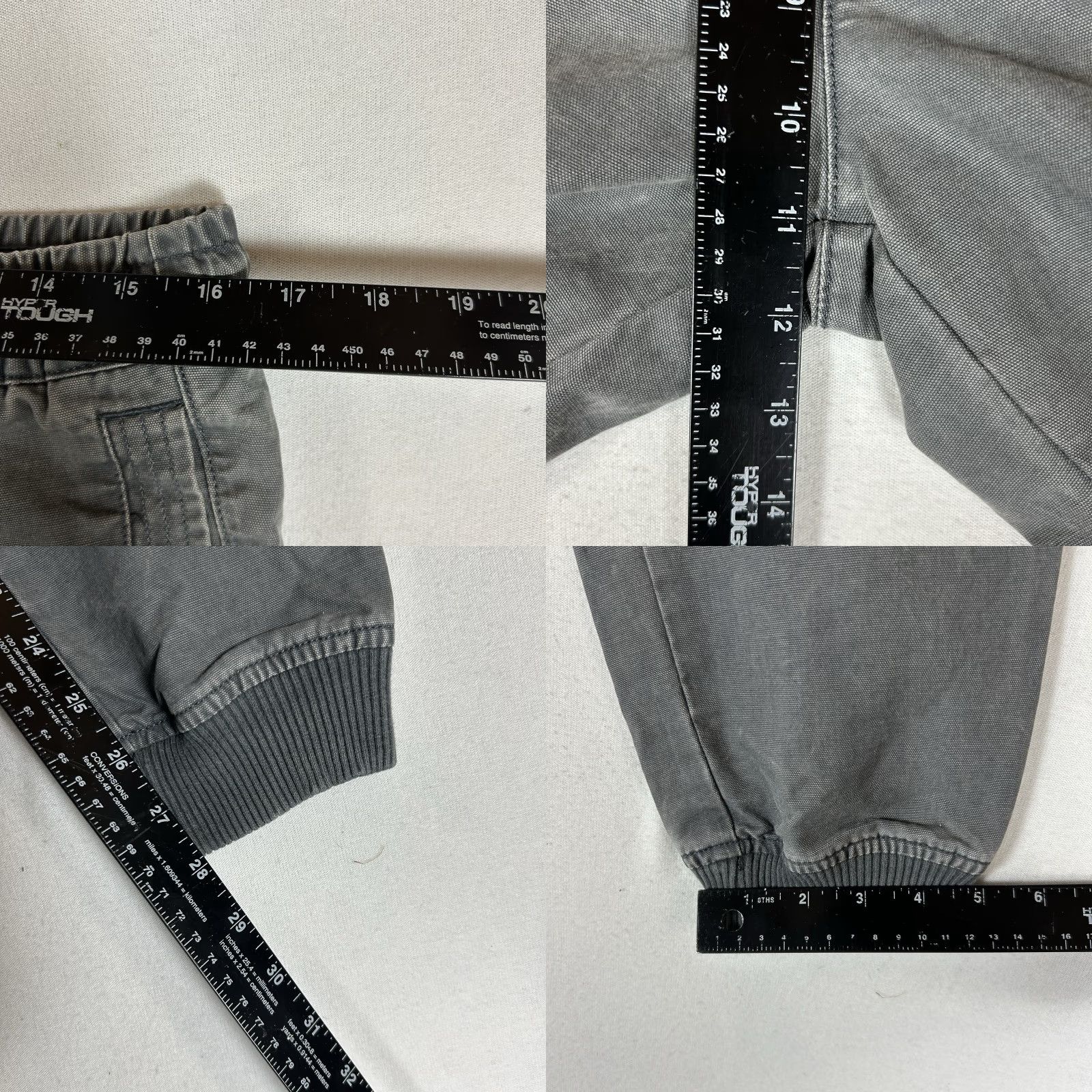 Gap Gap Jogger Pants Mens Small Gray Drawstring Pockets Canvas Cargo Size US 29 - 9 Thumbnail