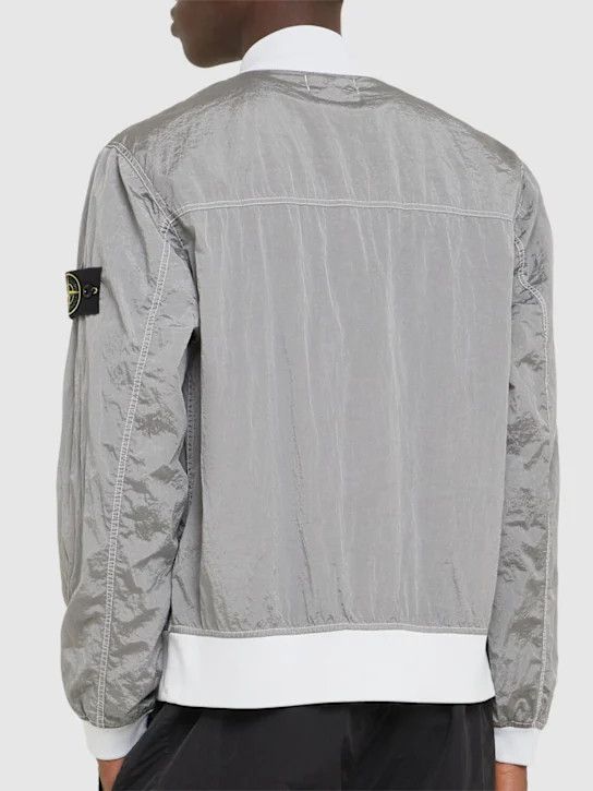 Stone Island o1lsvrm0425 Nylon Metal Watro bomber in Pearl Grey Size US L / EU 52-54 / 3 - 4 Thumbnail