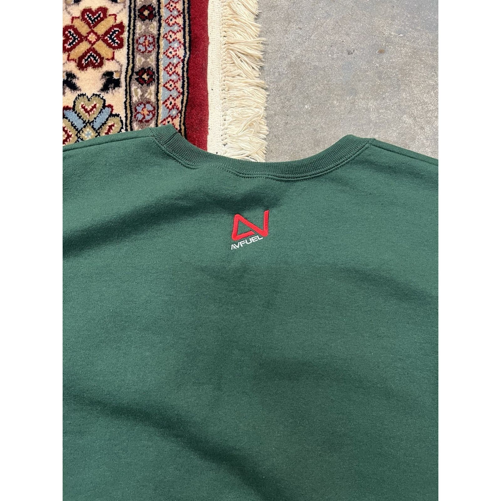 Other Million Air Hollywood Burbank Sweatshirt Men L Green AV Fuel Size US L / EU 52-54 / 3 - 6 Thumbnail
