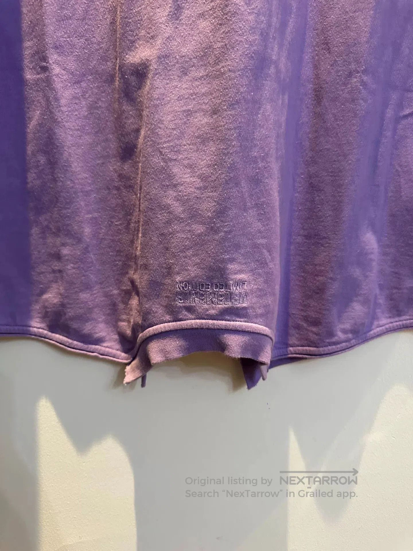 Vetements vetements purple short sleeve graphic tee. Size US S / EU 44-46 / 1 - 3 Thumbnail