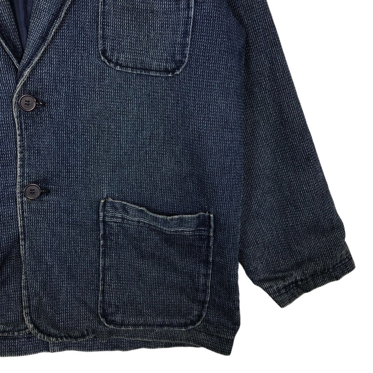 Issey Miyake 🔥90’s Vivreclub Issey Miyake Japan Denim Jacket Work Size US L / EU 52-54 / 3 - 4 Thumbnail