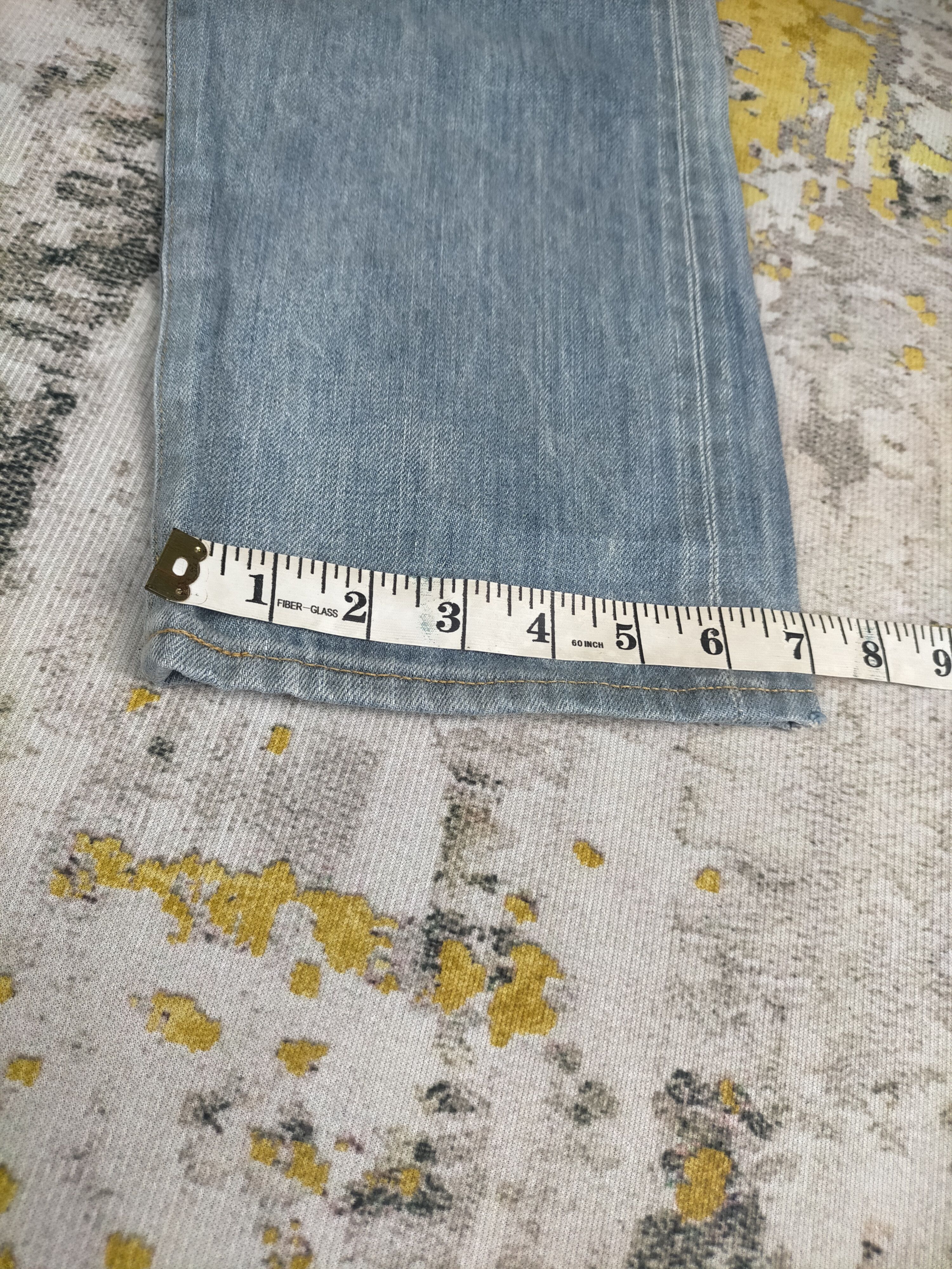 Takeo Kikuchi 🔥 Designer Takeo kikuchi Distressed Selvedge Jeans Size US 35 - 13 Thumbnail