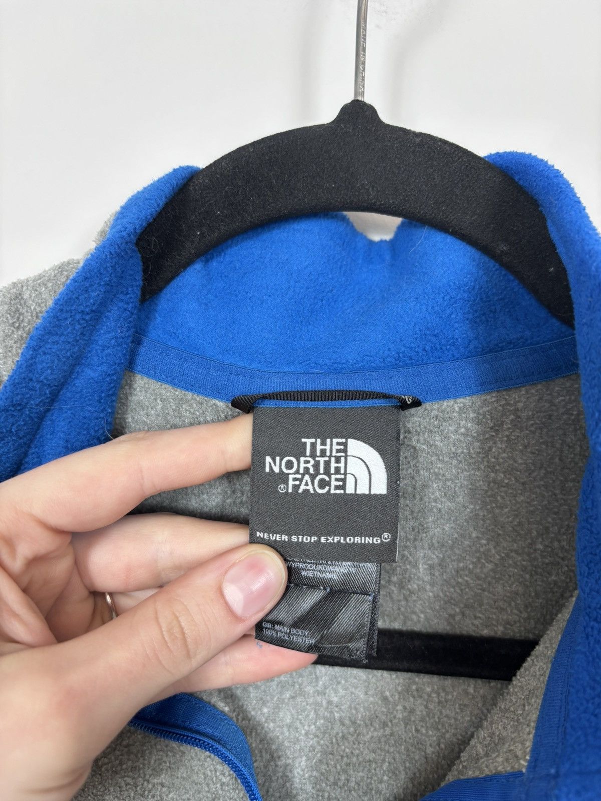 The North Face The North Face Men’s Grey 1/4 Zip Fleece Jacket Mock Neck Size US M / EU 48-50 / 2 - 8 Thumbnail
