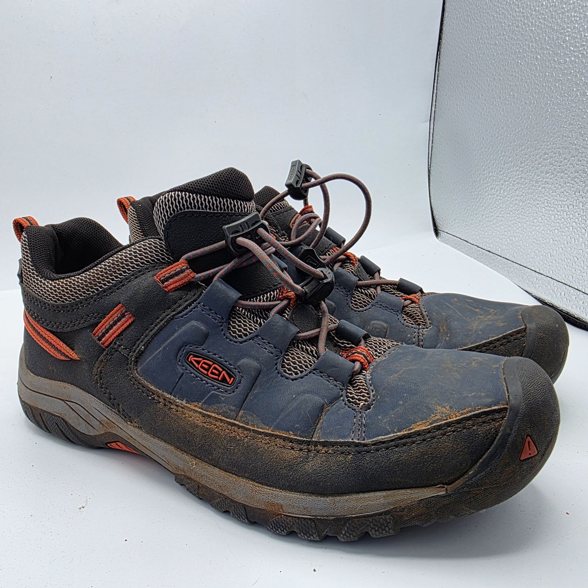 KEEN Keen Targhee Kids Size 6 Blue Waterproof Shoes Hiking Campin Size US 7.5 / IT 37.5 - 1 Thumbnail