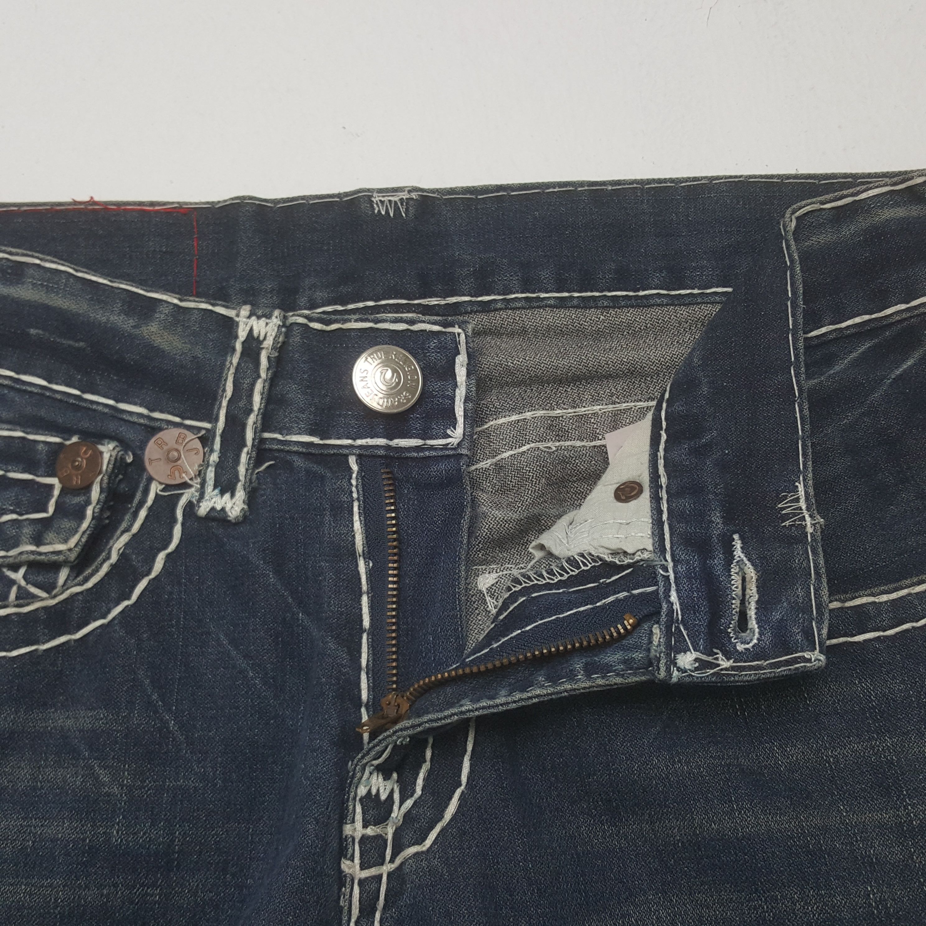 True Religion × Vintage Vintage True Religion JOEY SUPER T Denim Jeans Size US 33 - 12 Thumbnail