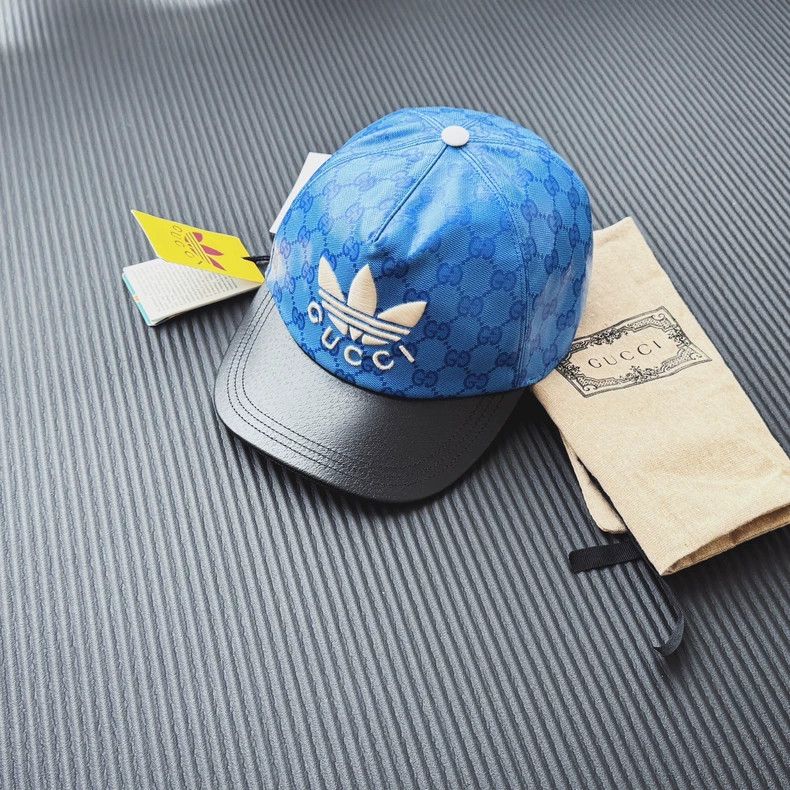 Gucci SizeXL Full-print old flower sewing hat
