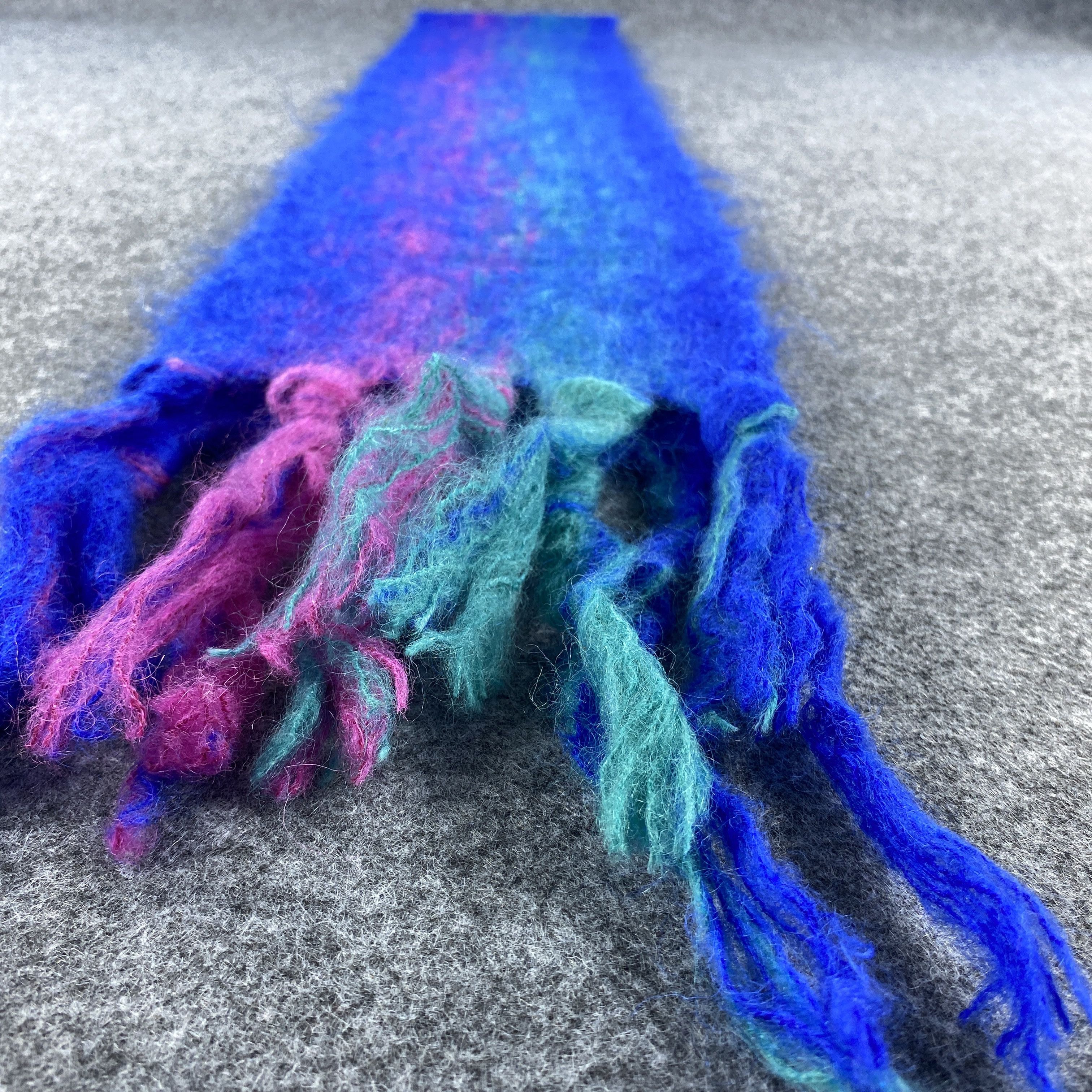 Vintage ST. ALBANS MOHAIR Scarf # Muffler # Neckwear # D502 Size ONE SIZE - 6 Thumbnail