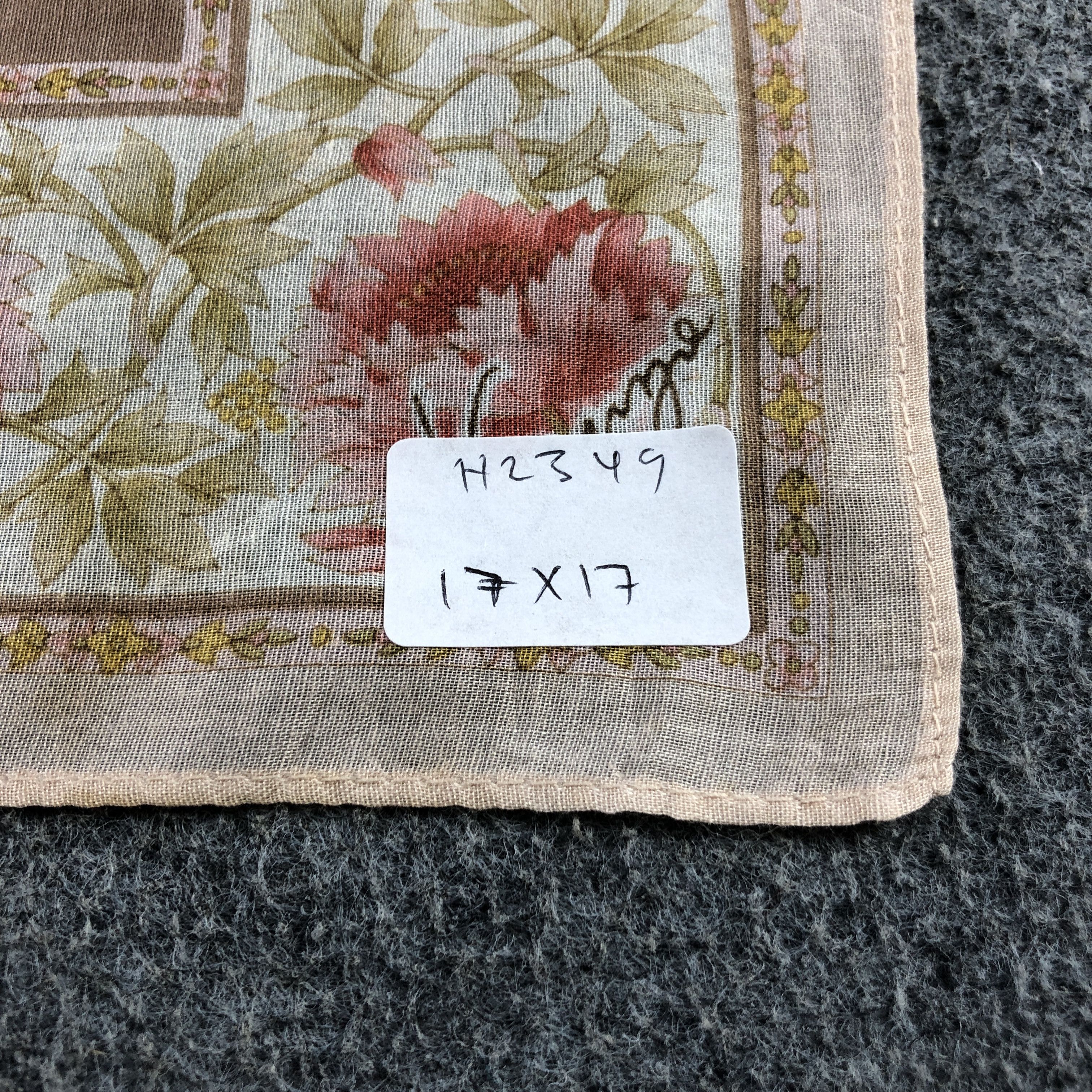 Kenzo Kenzo Floral Handkerchief Neckerchief Bandana H2349 Size ONE SIZE - 10 Thumbnail