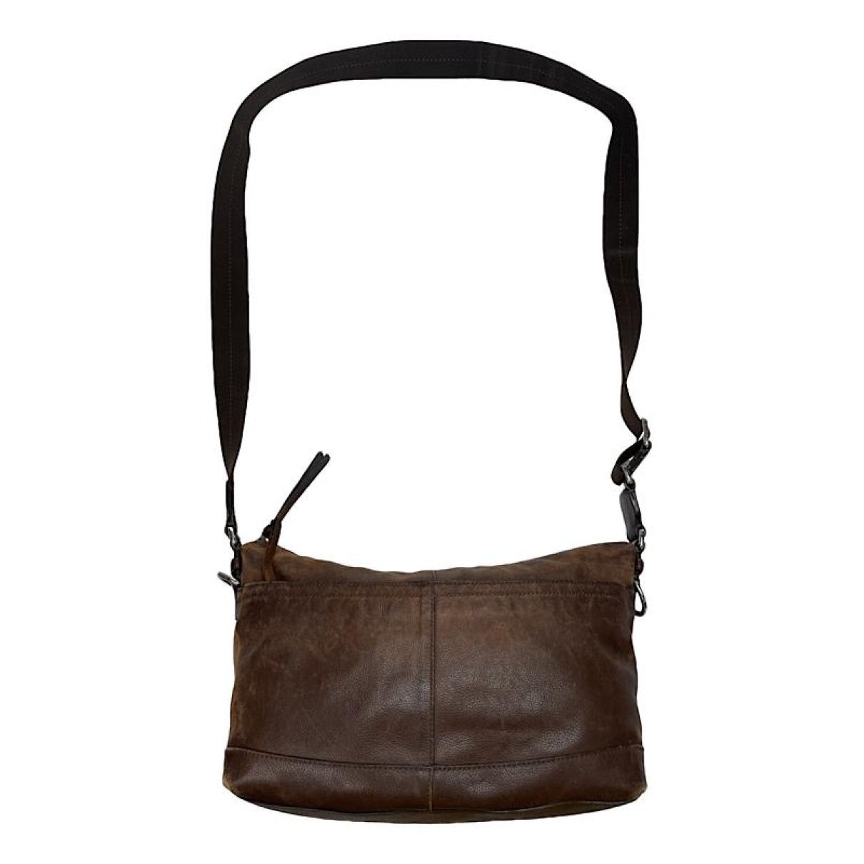 Coach Signature Sufflette Brown Leather Handbag Size ONE SIZE - 1 Thumbnail