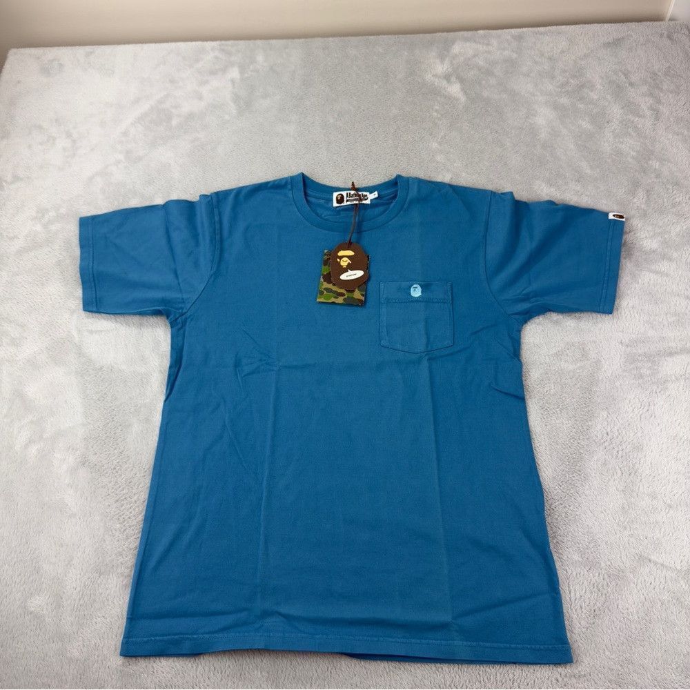 Bape One Point Overdye Pocket Tee Size US M / EU 48-50 / 2 - 1 Thumbnail