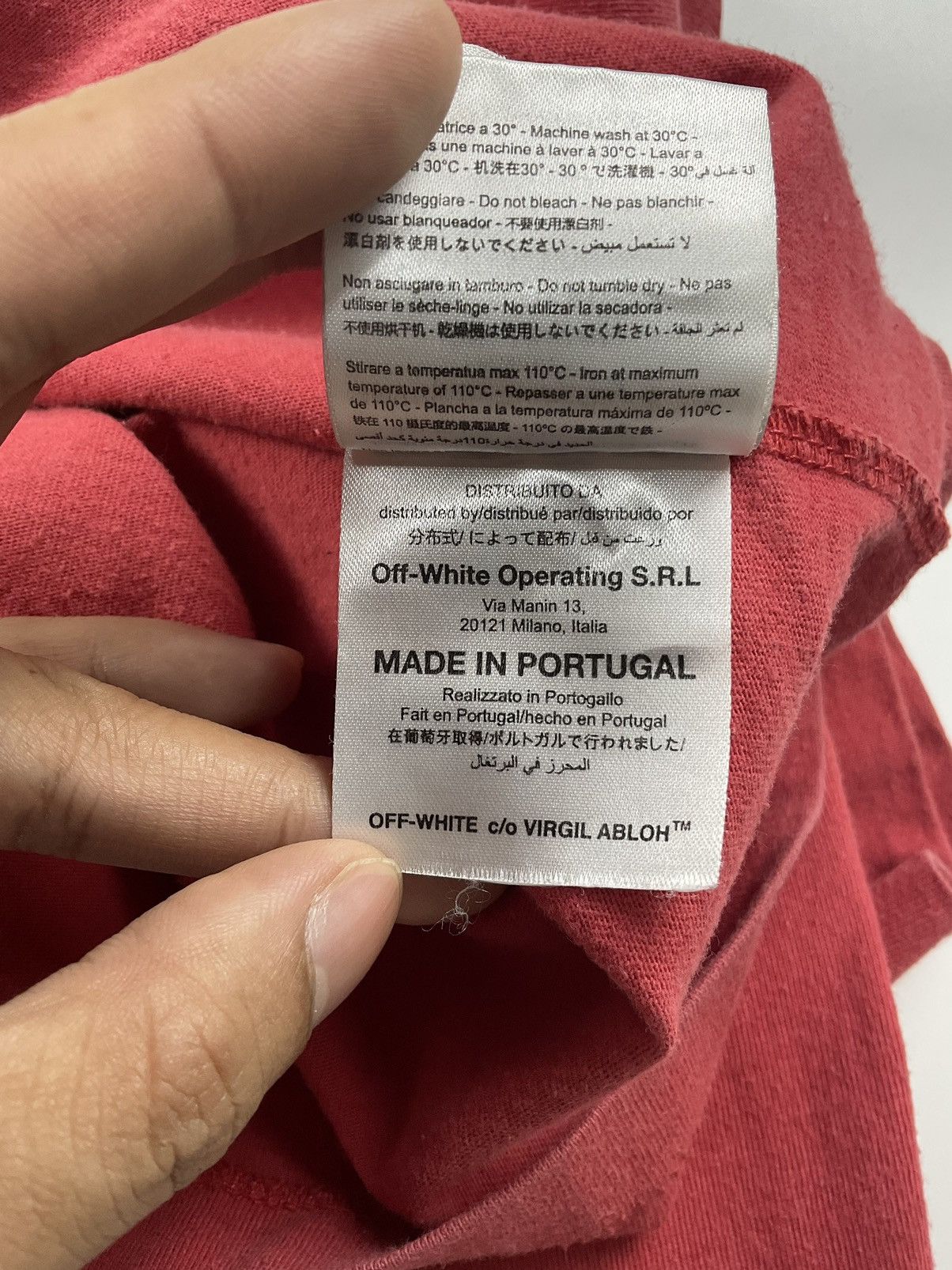 Off-White Off White Brushed Diagonal Oversized Shirt Size US M / EU 48-50 / 2 - 10 Thumbnail