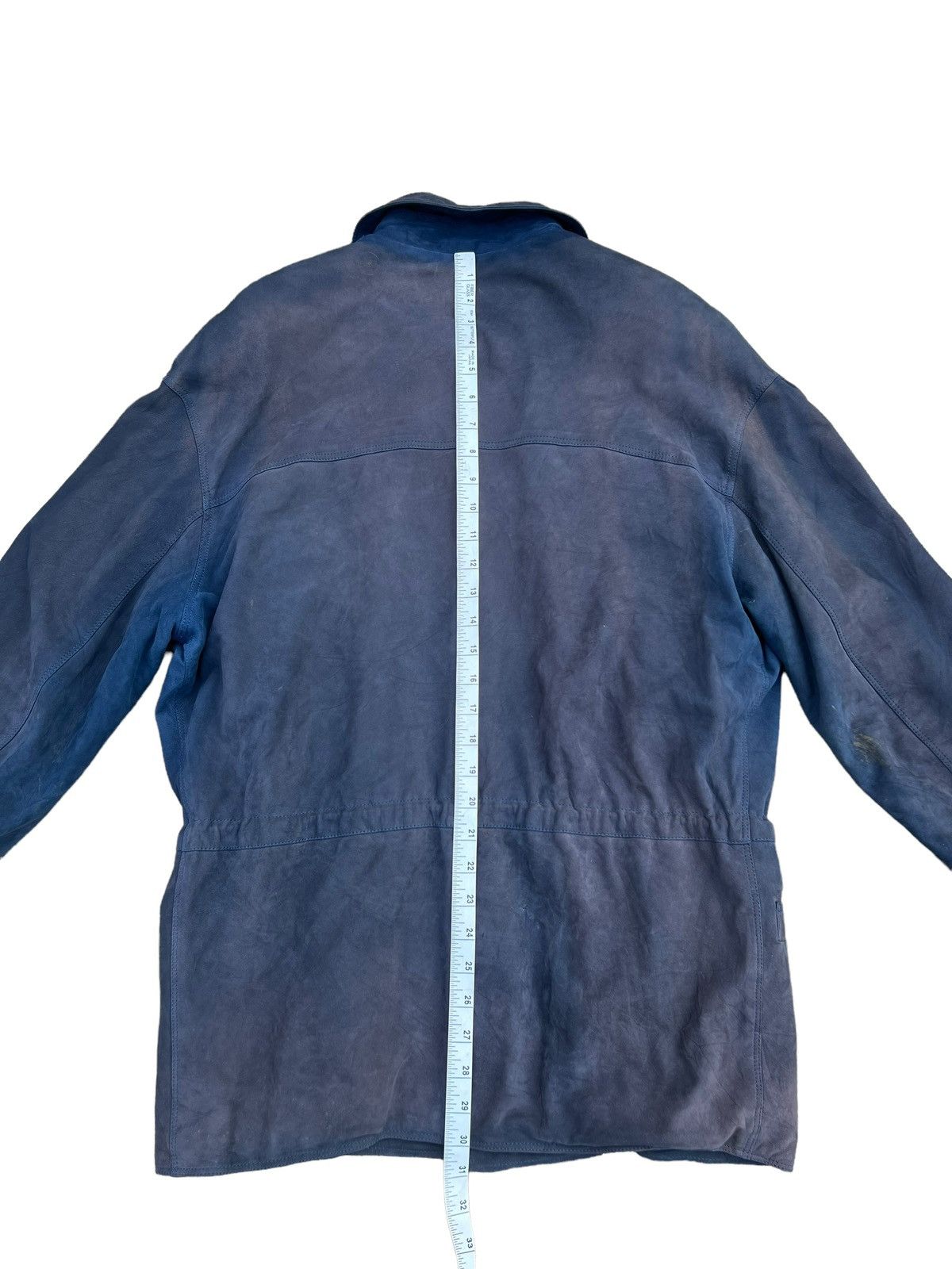 SERAPHIN Seraphin France Distress Sun Fade Oversize Leather Jacket Size US S / EU 44-46 / 1 - 5 Thumbnail
