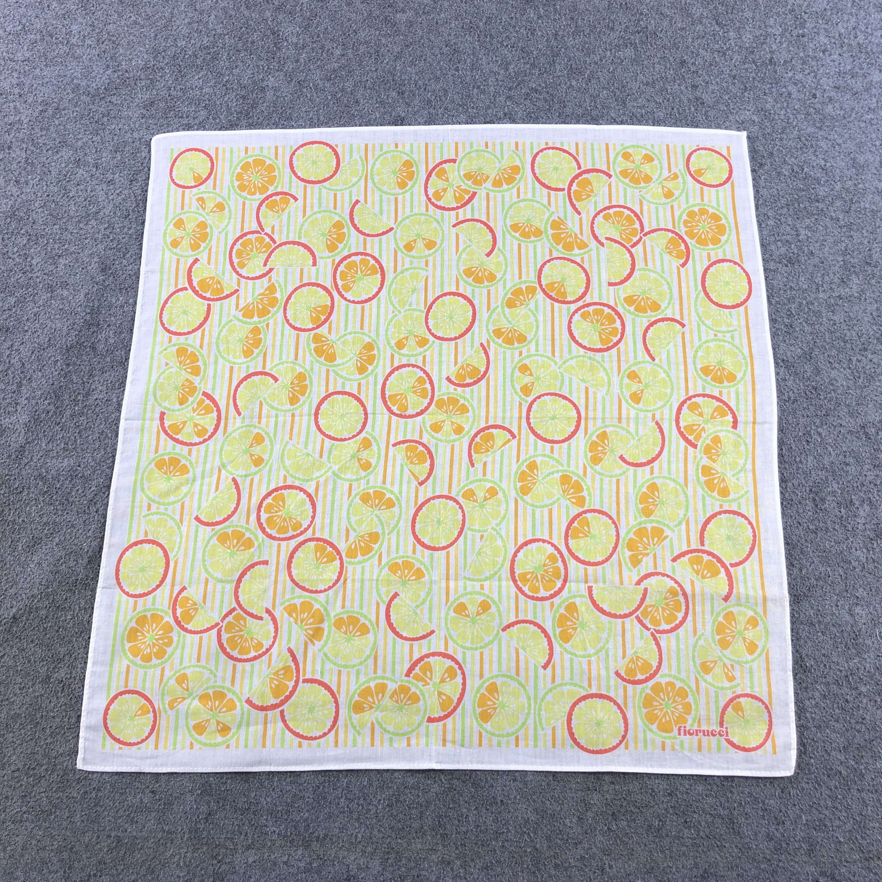 Fiorucci Fiorucci Citron Handkerchief Neckerchief Bandana H2348 Size ONE SIZE - 2 Thumbnail