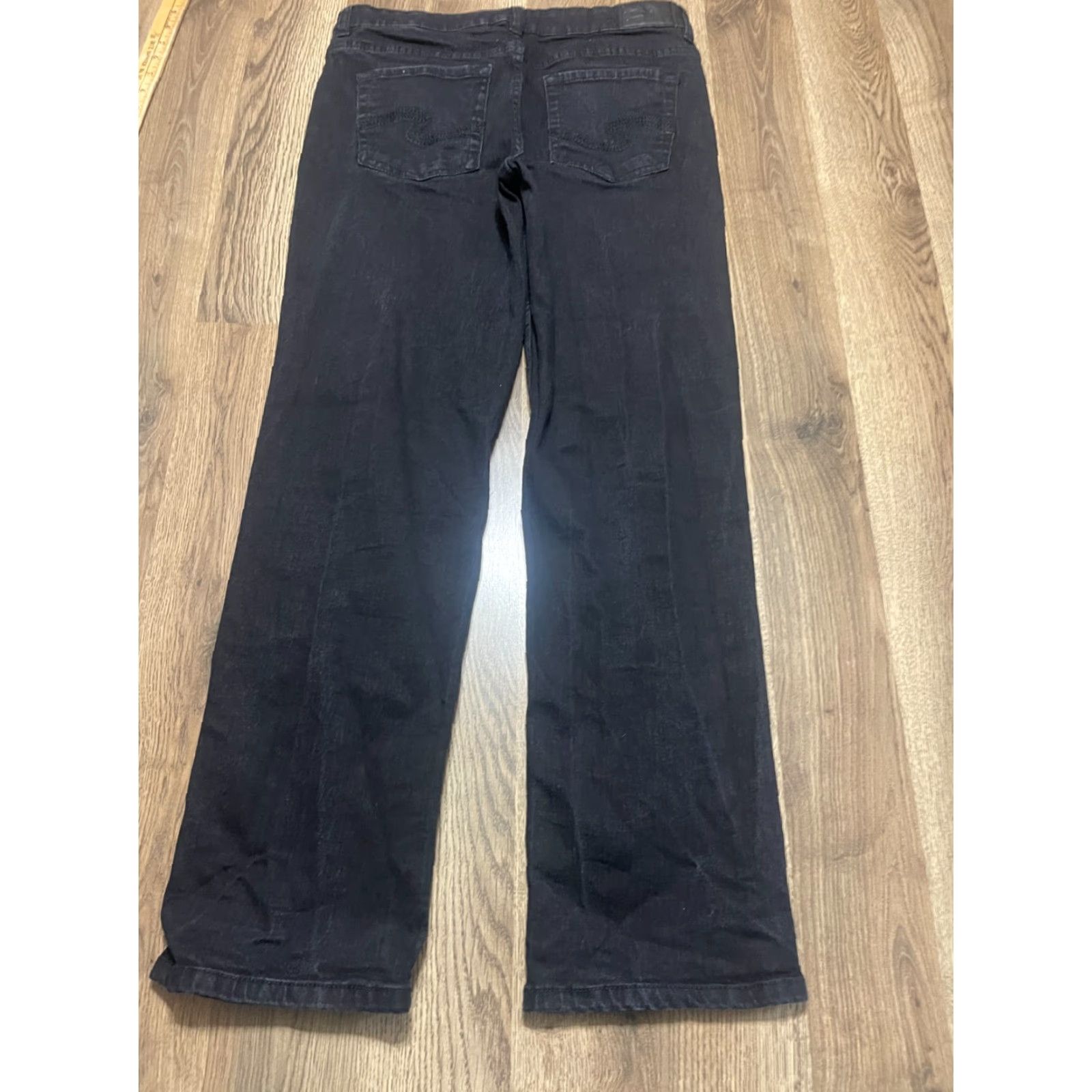 Silver Jeans Co. Silver Jeans Co. Jeans Women 16 Black Denim GARRET 1362 Straight 5-Pocket Inseam 28.5 in Regular Size 38" / US 16 / IT 52 - 2 Thumbnail