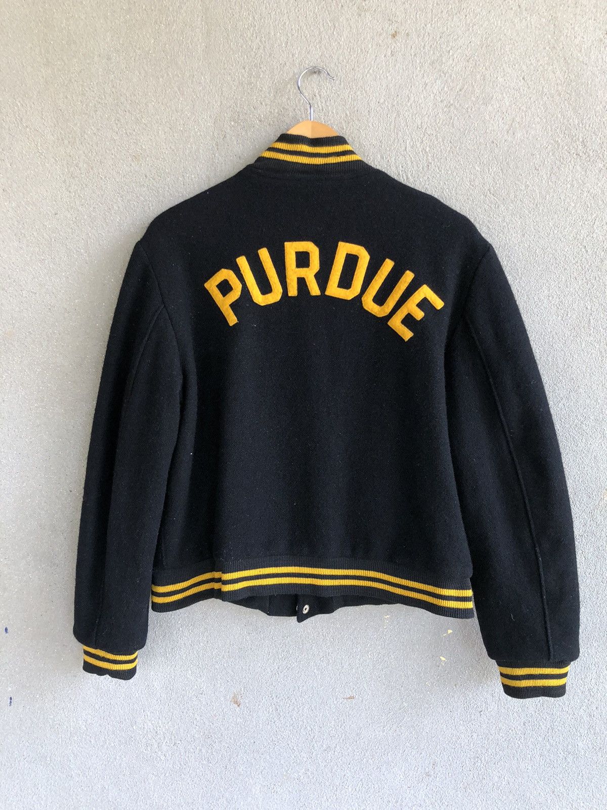 Vintage Vintage 80s Pyramid wool varsity jacket Size US S / EU 44-46 / 1 - 1 Thumbnail