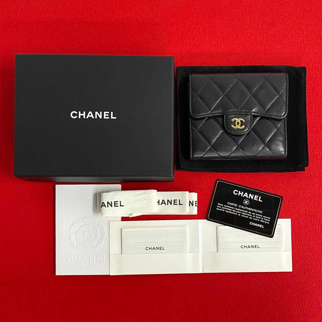 Chanel Chanel Wallet Black Lambskin Size ONE SIZE - 1 Thumbnail