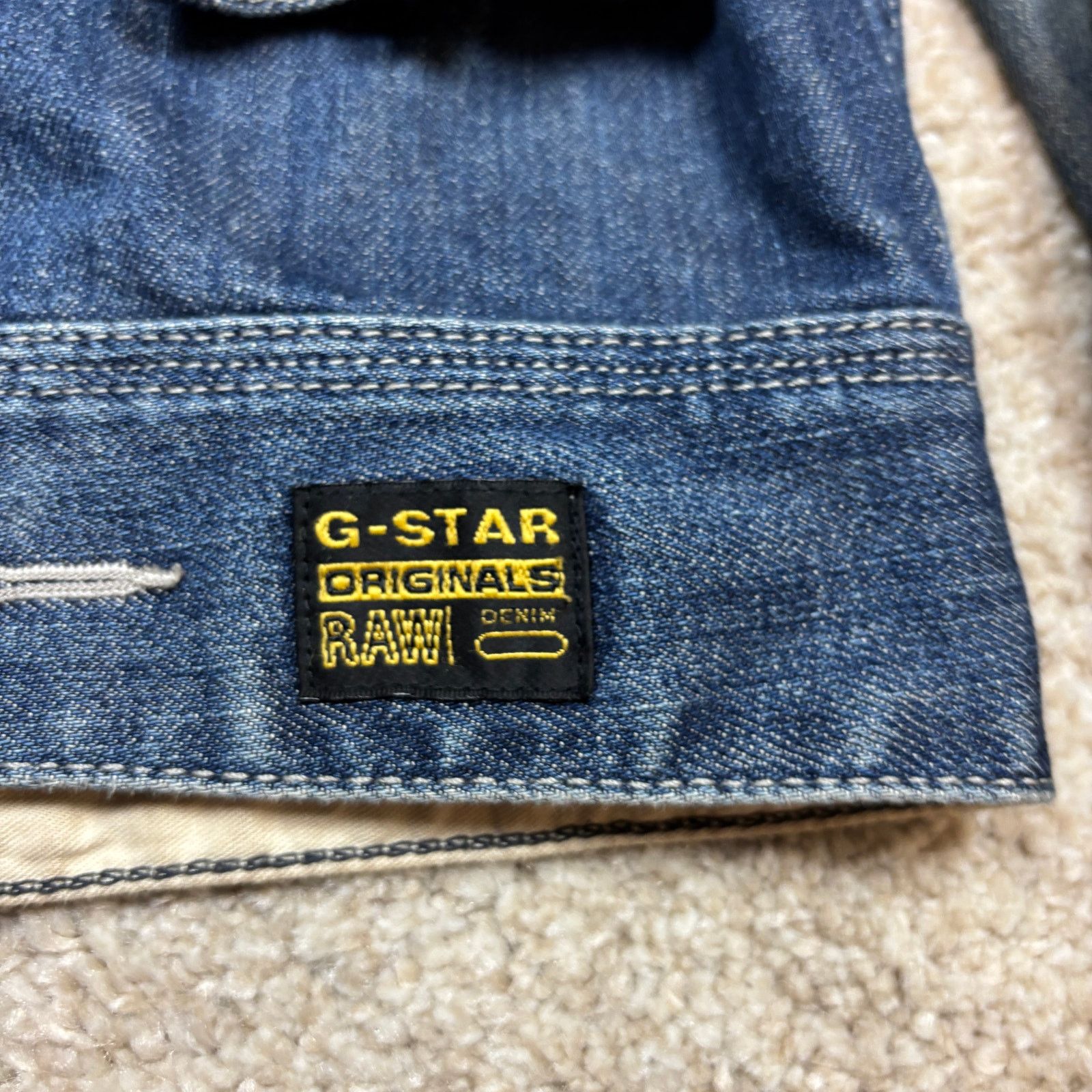 G-Star G Star Raw Skiff 5620 3D Denim Jacket Distressed Men's Large Size US L / EU 52-54 / 3 - 4 Thumbnail
