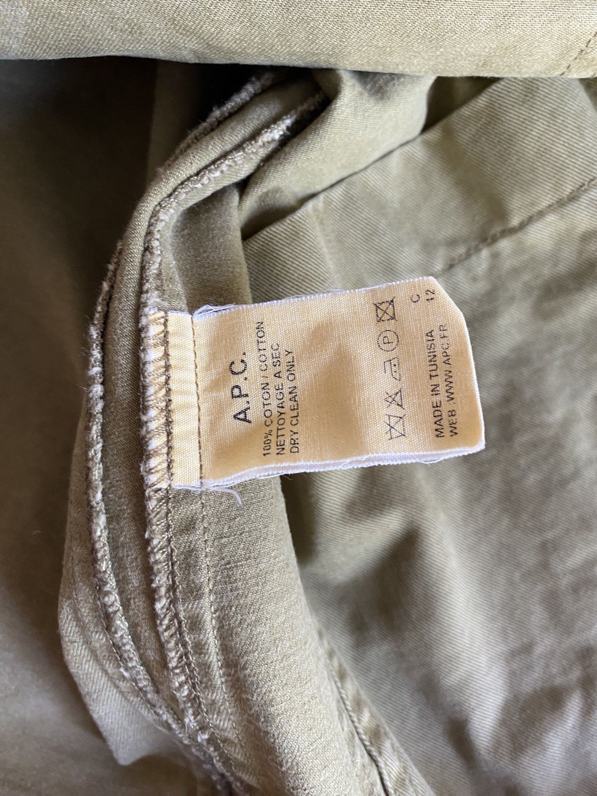 A.P.C. A.P.C. Military-Style Khaki Jacket Size US S / EU 44-46 / 1 - 11 Thumbnail
