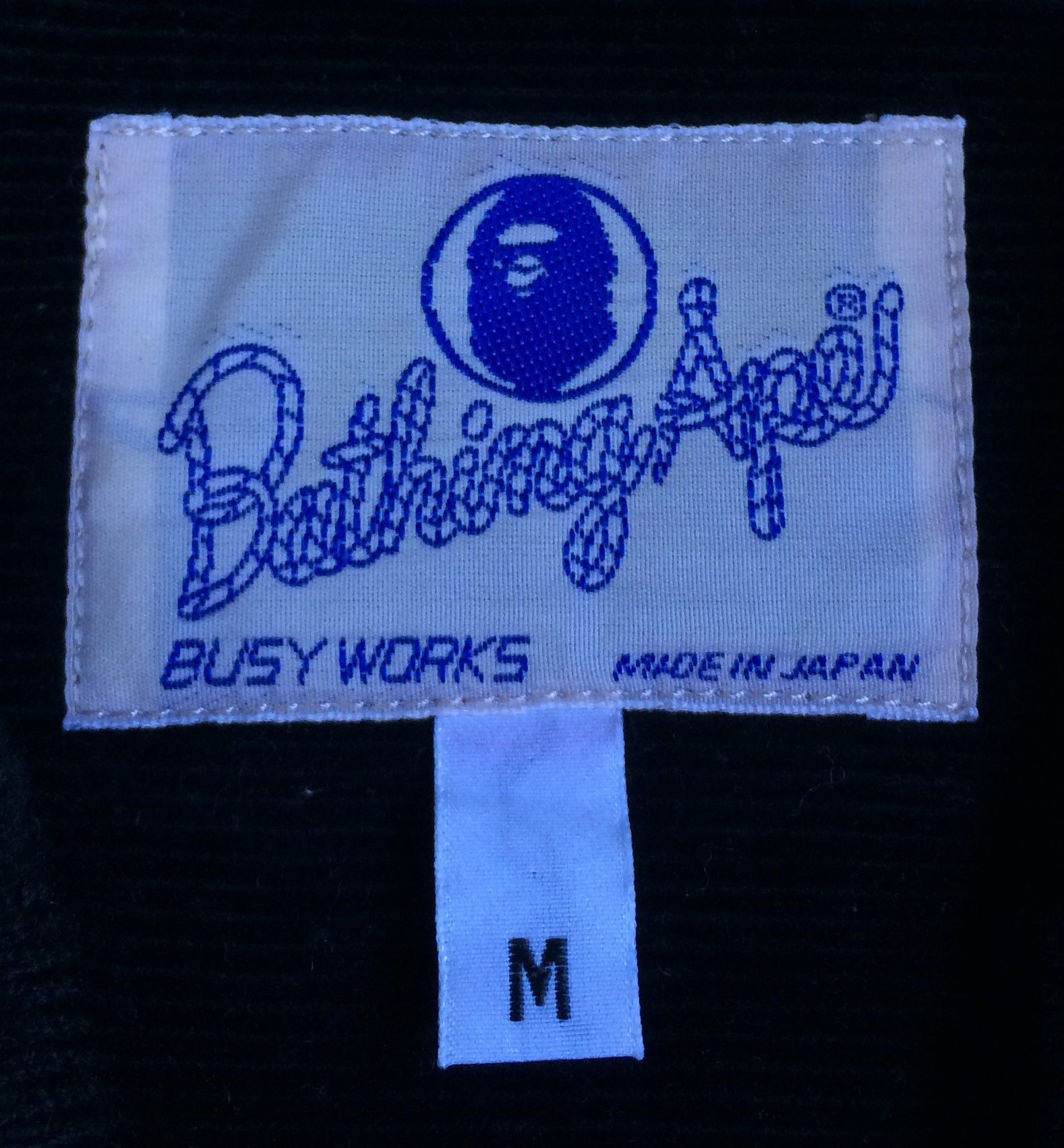 Bape OG Bape Ape Shall Never Kill Ape Corduroy Varsity Jacket Size US M / EU 48-50 / 2 - 4 Thumbnail