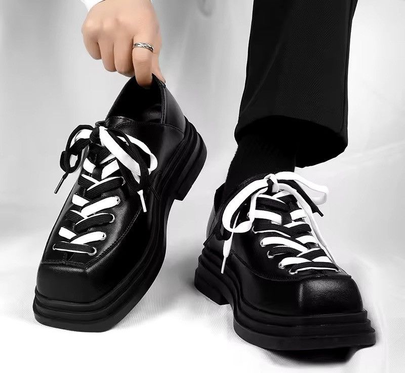Other Punk Gothic Rock Cow Leather Boots Size US 9.5 / EU 42-43 - 1 Thumbnail