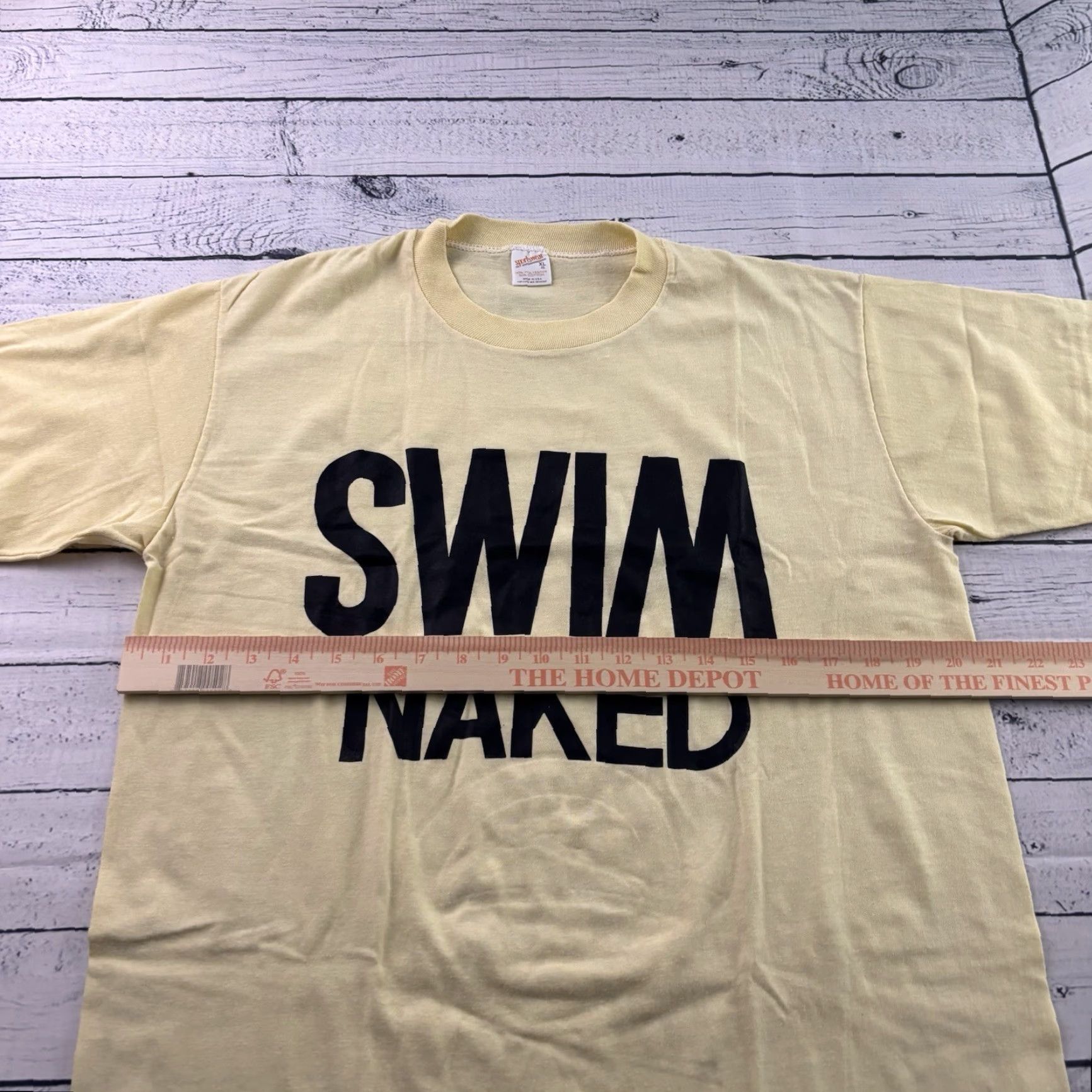 Vintage Vintage Sportswear T-Shirt Men XL Yellow Short Sleeve Shirts Shirts Mens Large Vintage Sportswear Yellow T-Shirt XL Men Size US XL / EU 56 / 4 - 6 Thumbnail