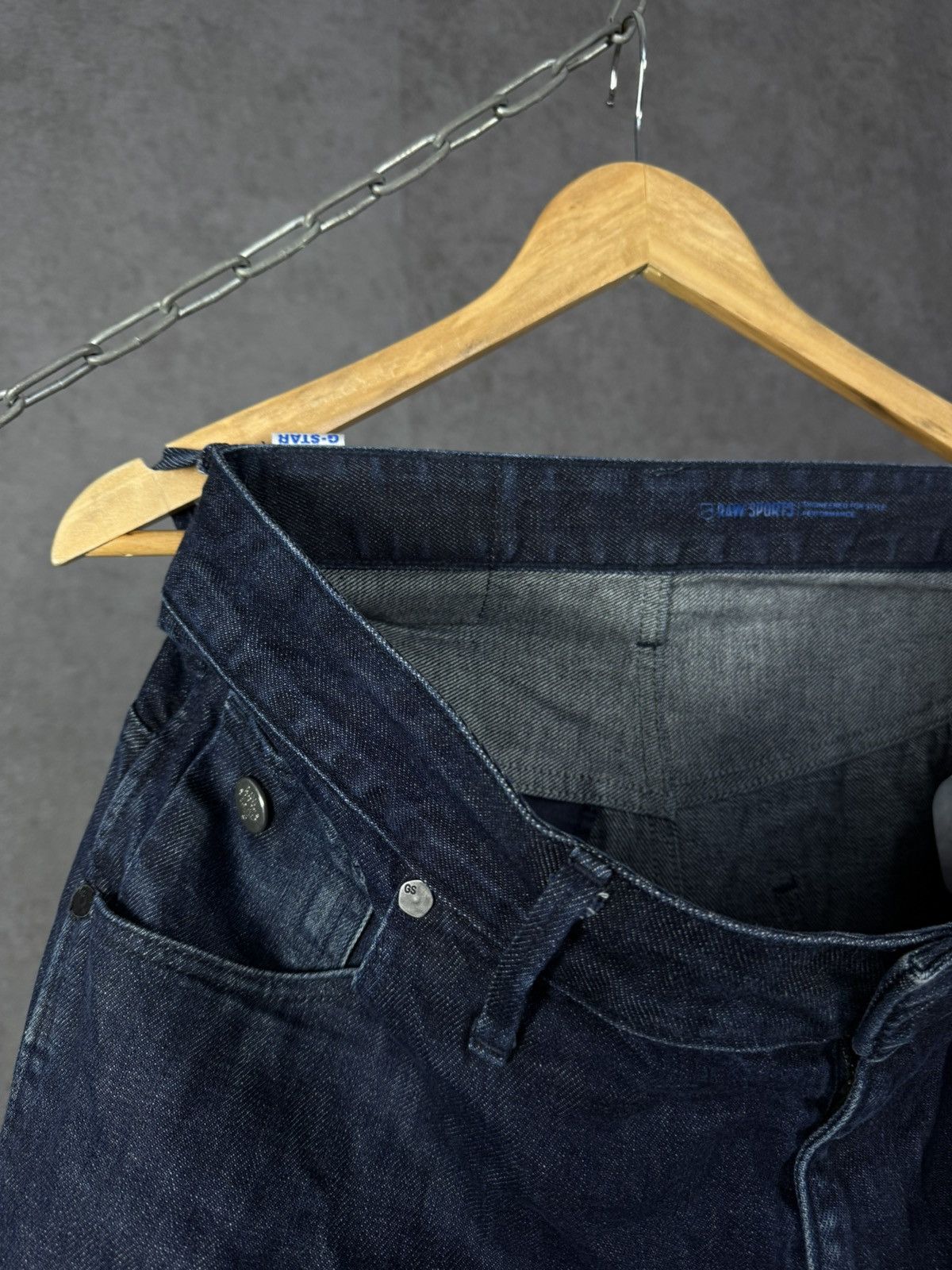 G-Star G Star Raw designer asymmetric jeans Size US 33 - 2 Thumbnail