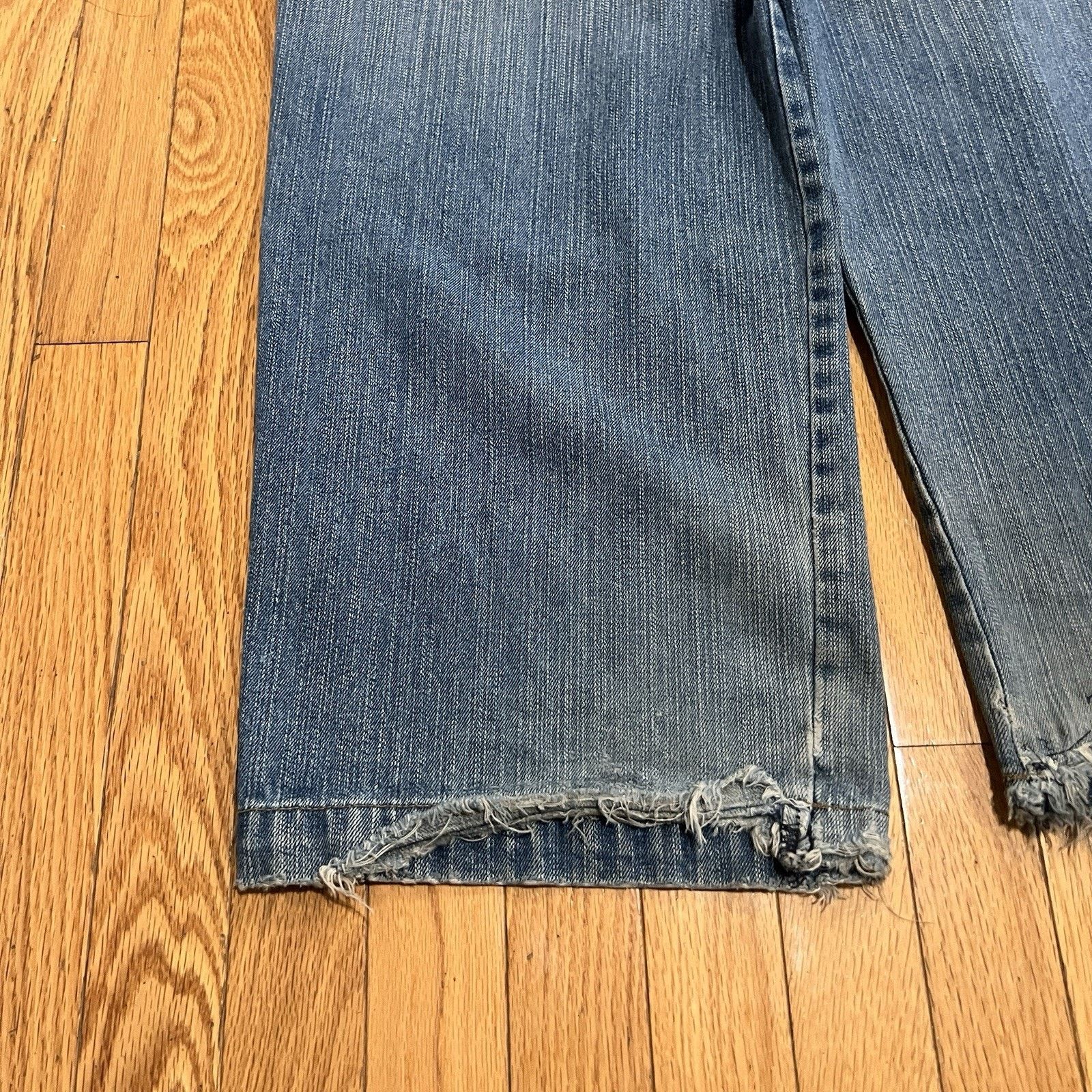 JNCO Vintage Y2K Jnco Jeans Crown Design Baggy Y2K Distressed Size US 31 - 10 Thumbnail