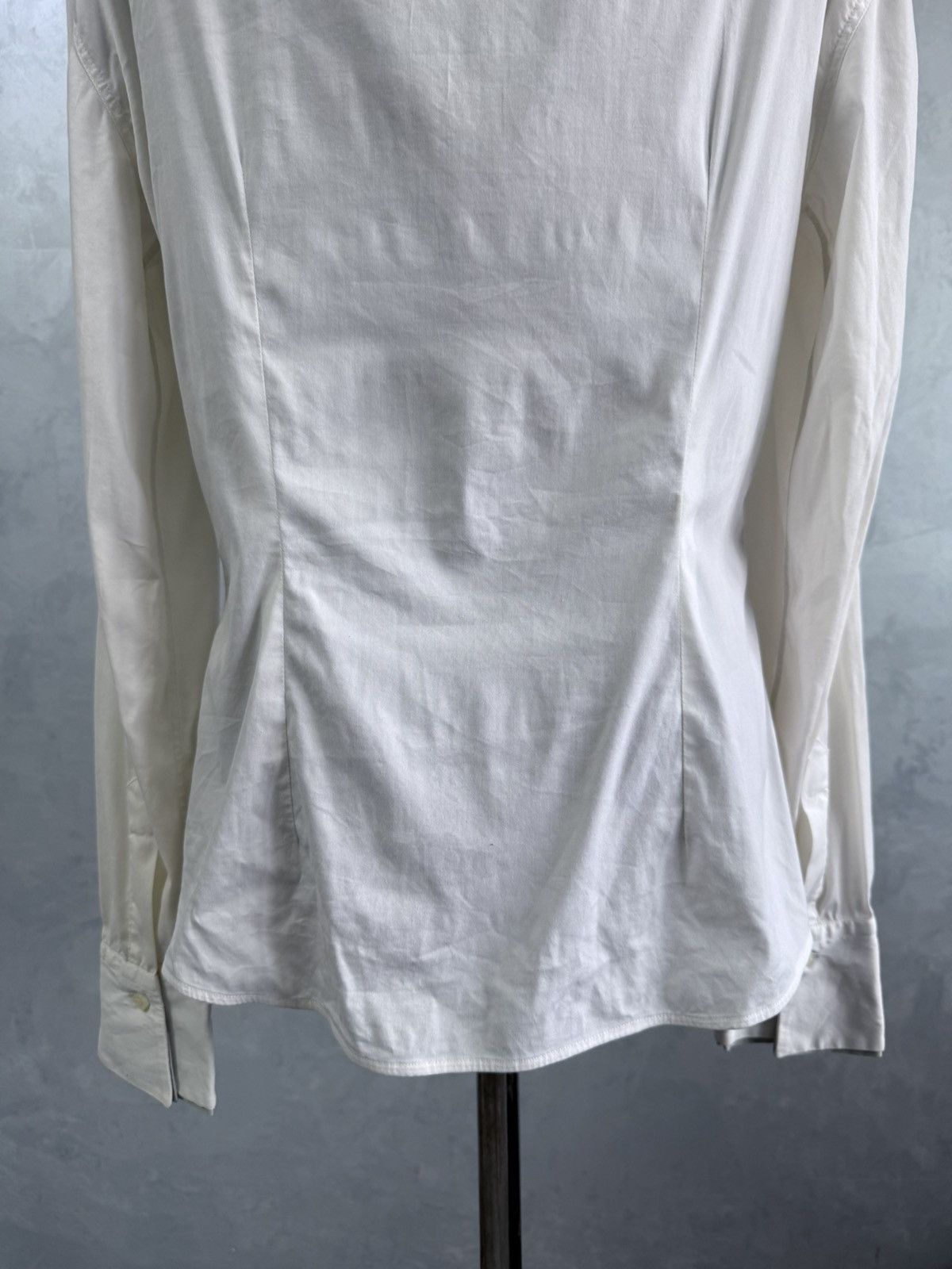 Brunello Cucinelli Brunello Cucinelli Botton Up Shirt Blouse Women’s White Size M / US 6-8 / IT 42-44 - 8 Thumbnail