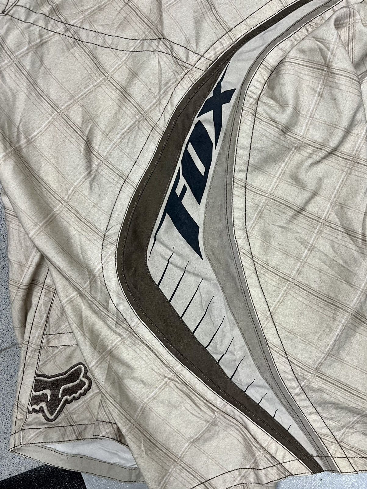 Fox Racing × Vintage Vintage Y2K Fox Racing Moto Shorts Size US 38 / EU 54 - 7 Thumbnail