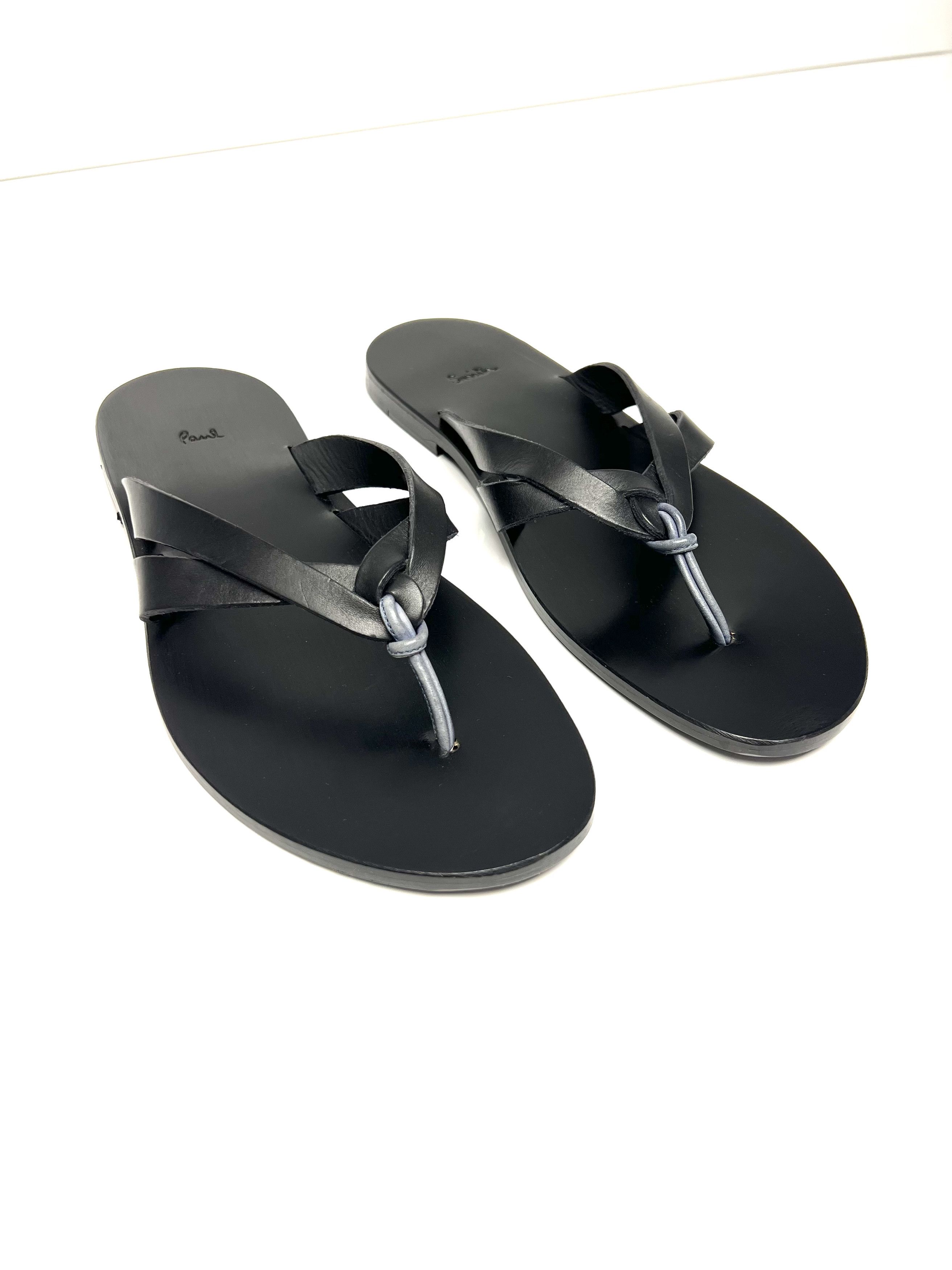 Paul Smith PAUL SMITH LEATHER HAND MADE SLIDE / SANDALS Size US 10 / EU 43 - 15 Thumbnail