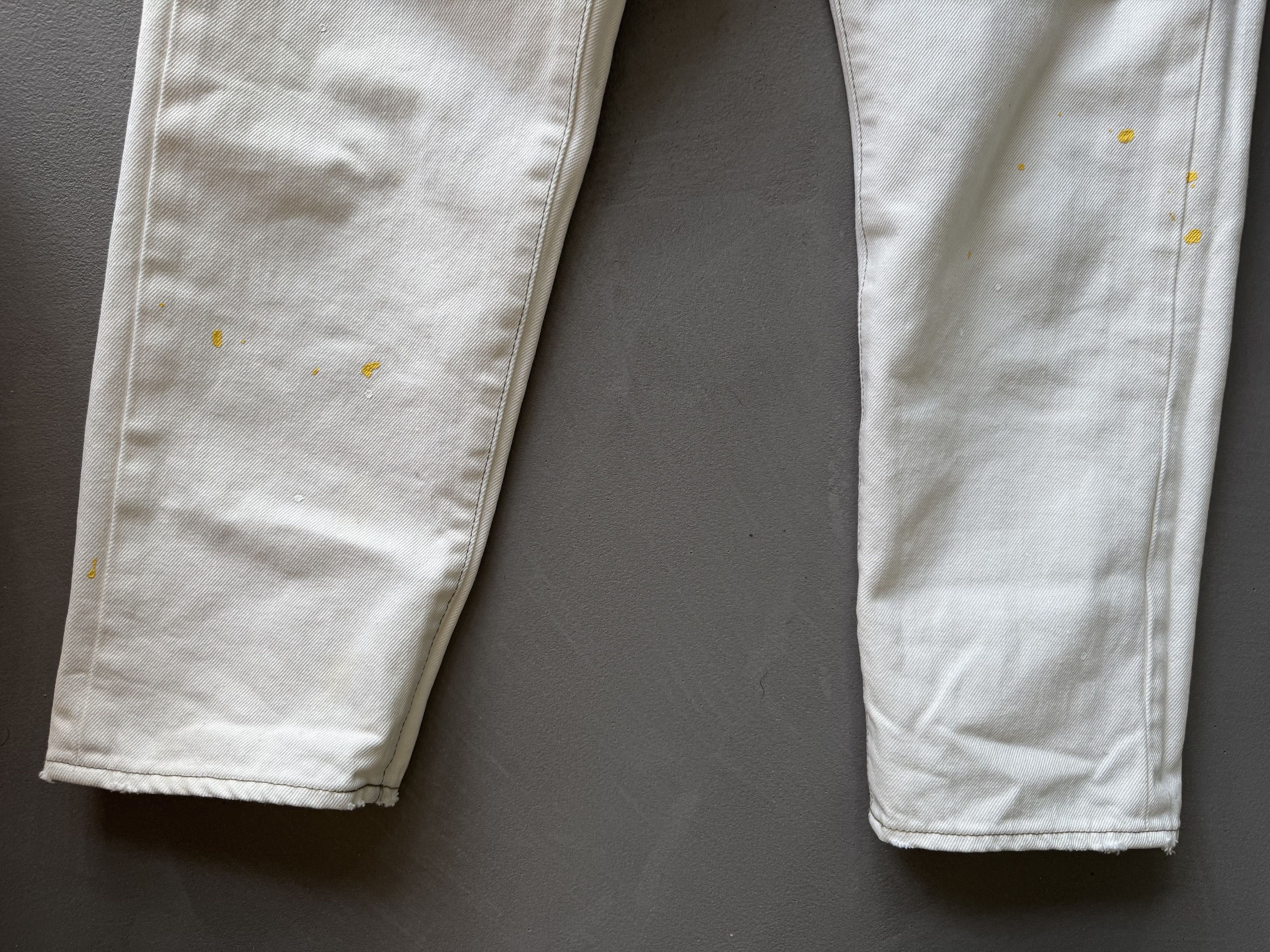 YMC YMC You Must Create Ecru Jeans With Plaint Splatter Details Size US 30 / EU 46 - 6 Thumbnail