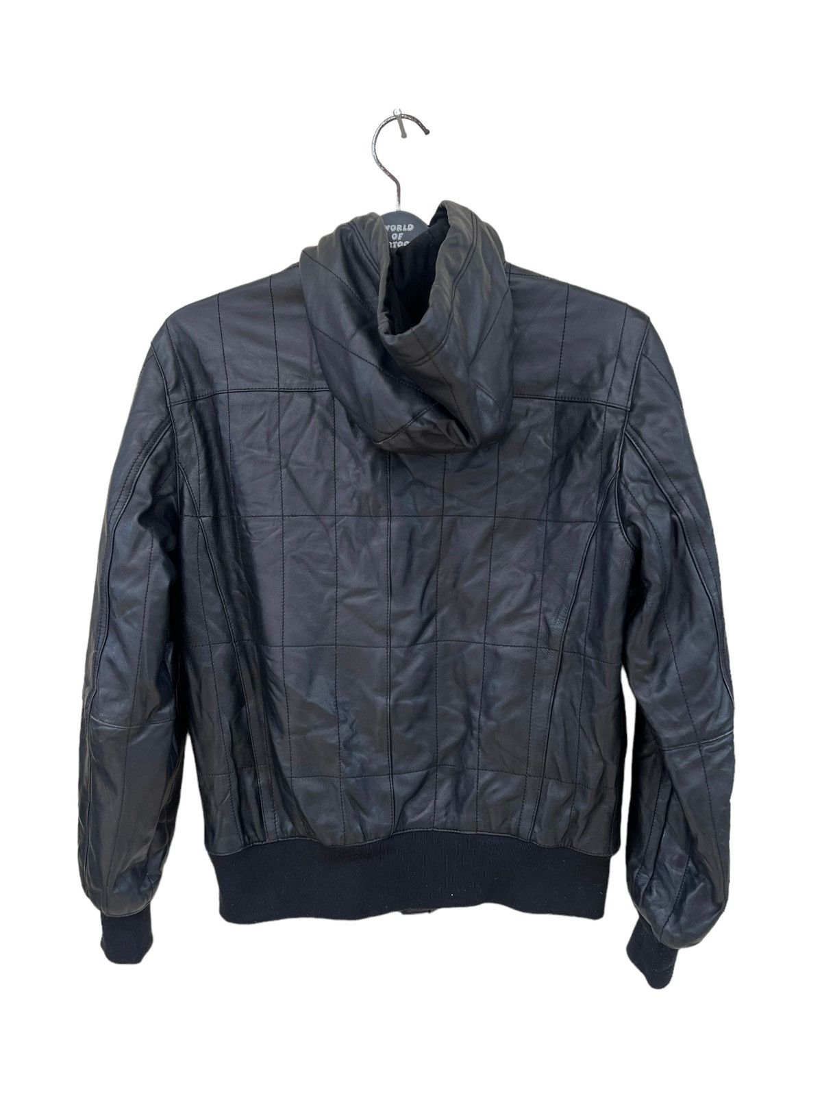 John Varvatos FA/14 John Varvatos Black Sheep Skin Leather Jacket Hoodie Size US S / EU 44-46 / 1 - 12 Thumbnail