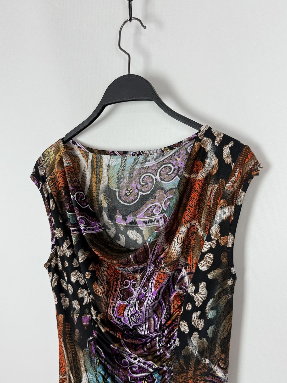 Vintage Y2K Vintage Mesmerize Draped Front Boho Sleeveless Tank Top Size S / US 4 / IT 40 - 4 Thumbnail