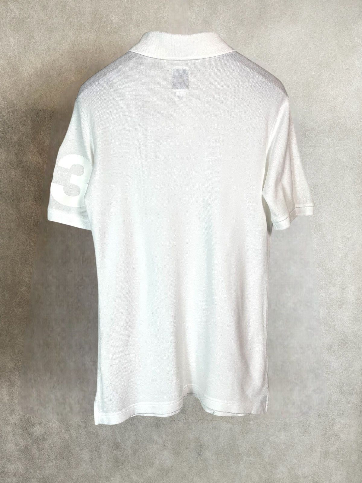 Yohji Yamamoto Ss05 Y3 yohji yamamoto adidas rubber sleeve logo polo shirt Size US M / EU 48-50 / 2 - 5 Thumbnail