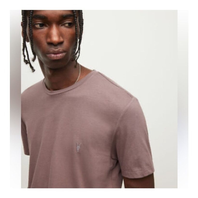 Allsaints All Saints Men's BraceTonic Crew Neck Slim Fit Tee Size US L / EU 52-54 / 3 - 2 Thumbnail