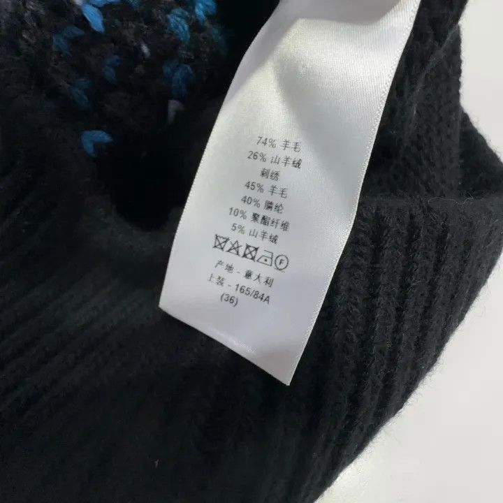 Other Dior Black Knitted Zodiac Pattern Vest 0079-2507 Size S / US 4 / IT 40 - 5 Thumbnail