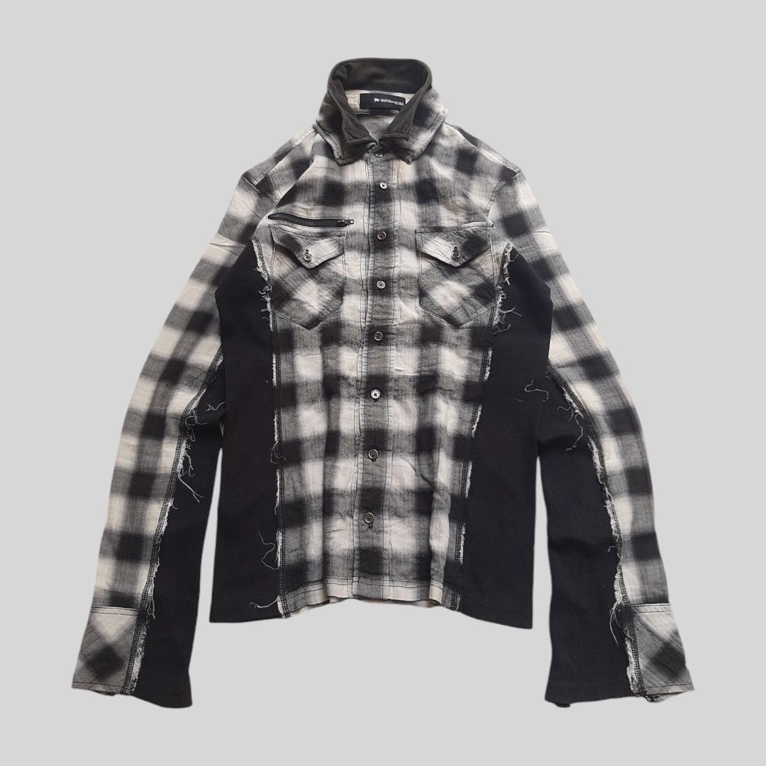 14th Addiction × BUFFALO BOBS × If Six Was Nine Buffalo bobs raw stitched hybrid shirt Size US S / EU 44-46 / 1 - 1 Thumbnail
