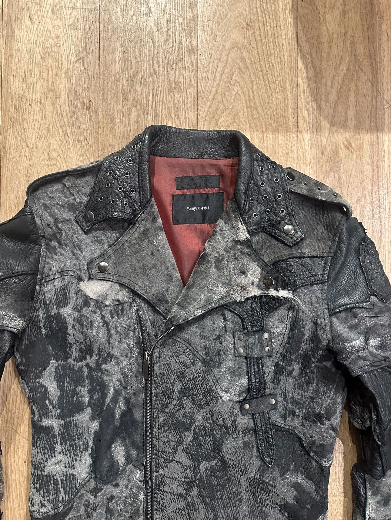 Yasuyuki Ishii Yasuyuki Ishii Leather Variation Jacket Size US L / EU 52-54 / 3 - 5 Thumbnail