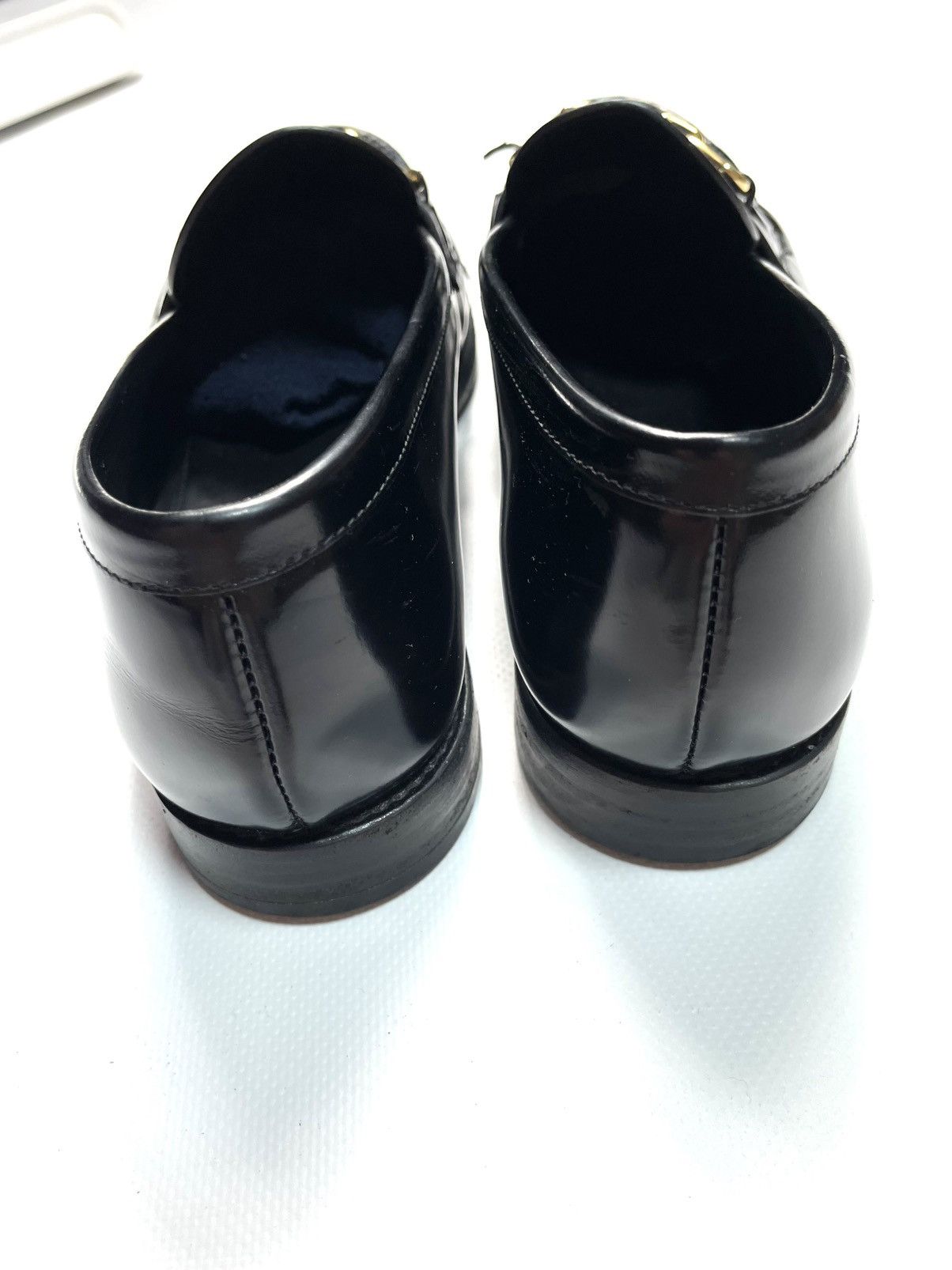 Louis Vuitton LV Chess Flat Loafer QL Glazed Calf Chain 39.5 Size US 9.5 / IT 39.5 - 8 Thumbnail