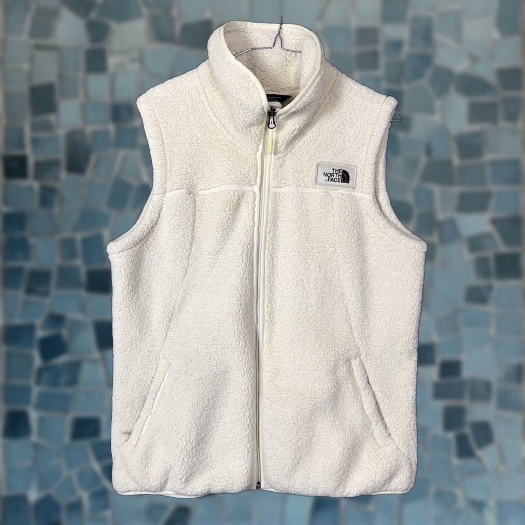 The North Face The North Face Vest Womens L Full Zip Sherpa Campshire Ivory Cream Gorpcore Size L / US 10 / IT 46 - 1 Thumbnail