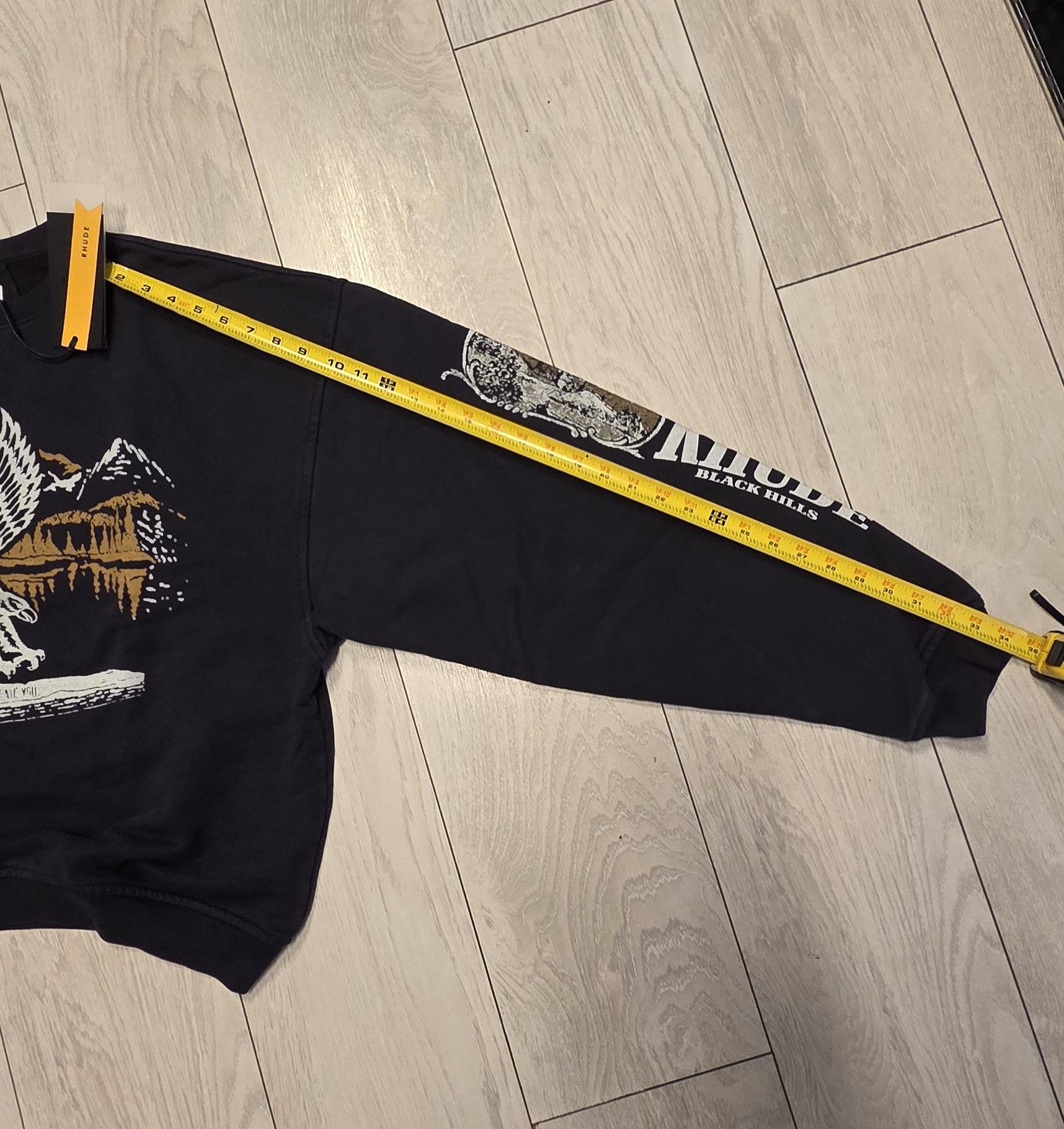Rhude Pennant Flag Cotton Crewneck Sweatshirt Size US L / EU 52-54 / 3 - 11 Thumbnail