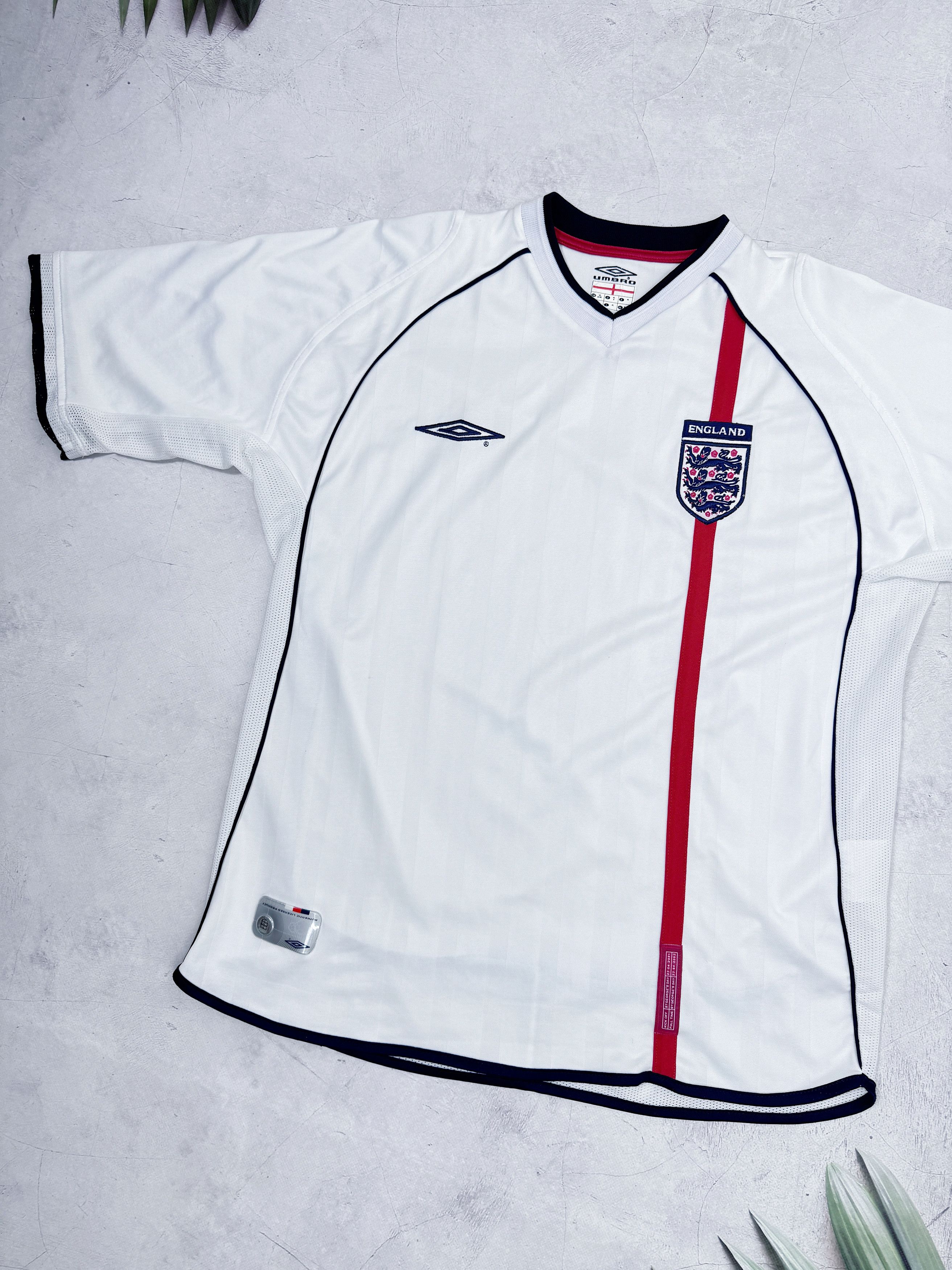 Umbro × Vintage Vintage 2001 England Home Shirt by Umbro Size US L / EU 52-54 / 3 - 2 Thumbnail